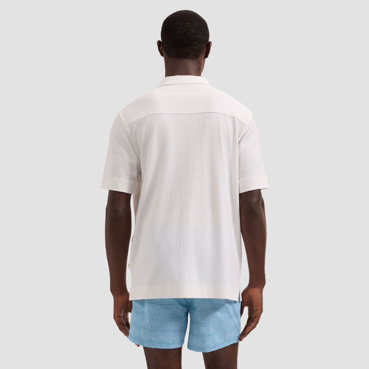 Performance Rib Knit Camp Shirt