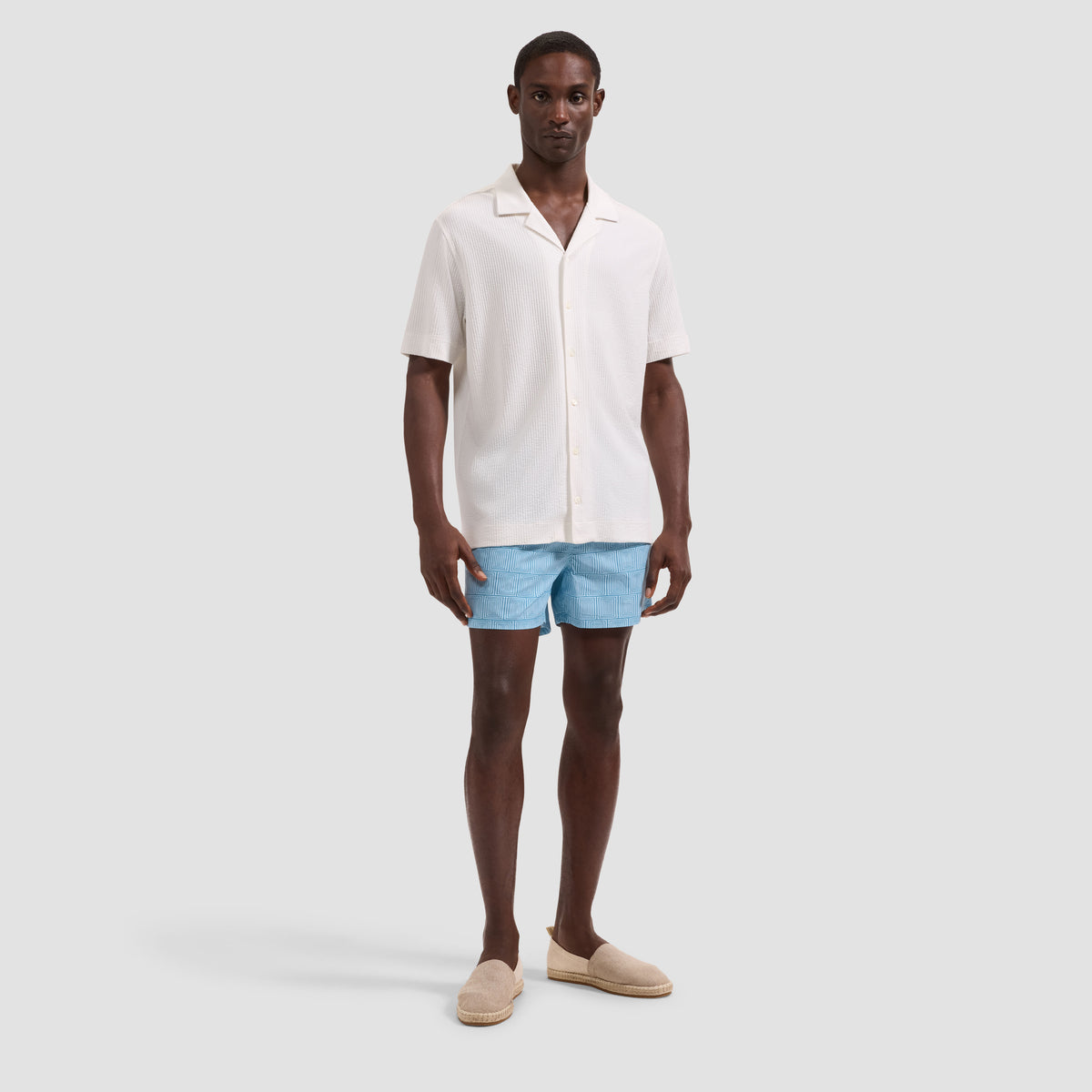 Performance Rib Knit Camp Shirt