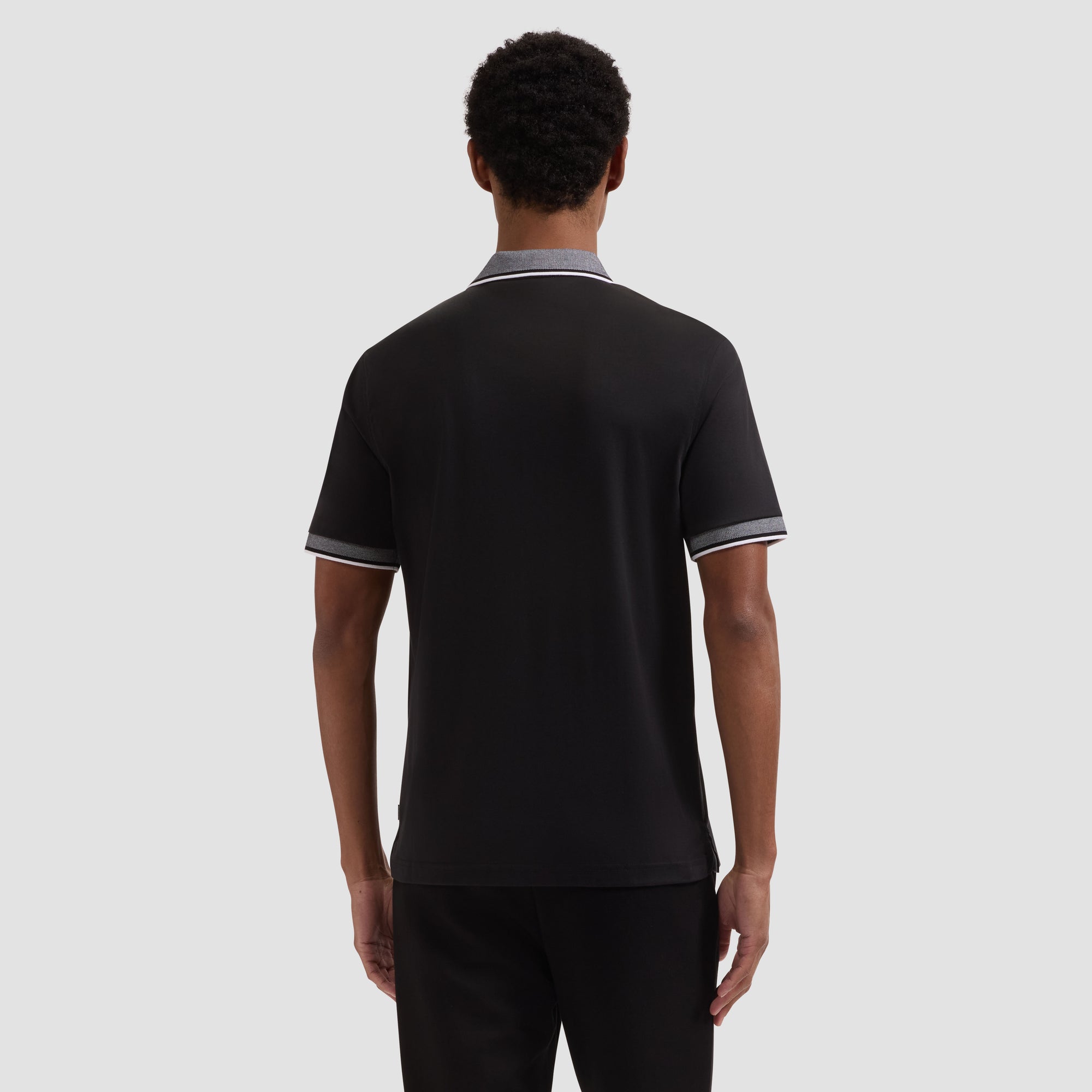 Solid Pima Three-Button Polo