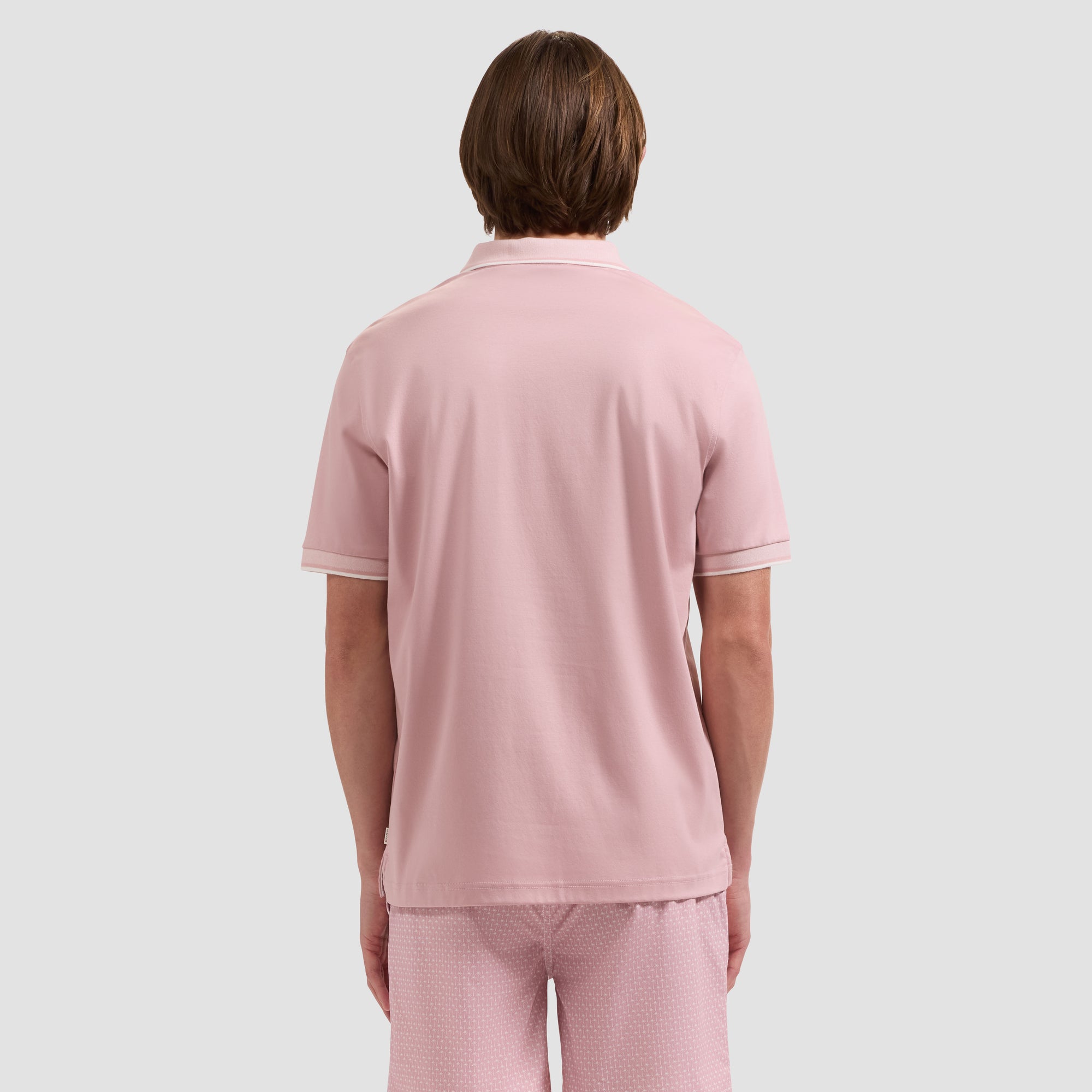 Solid Pima Three-Button Polo