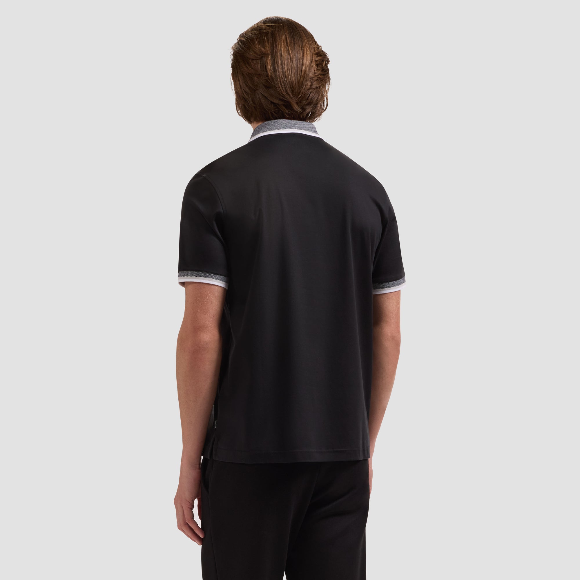 Solid Pima Quarter-Zip Polo