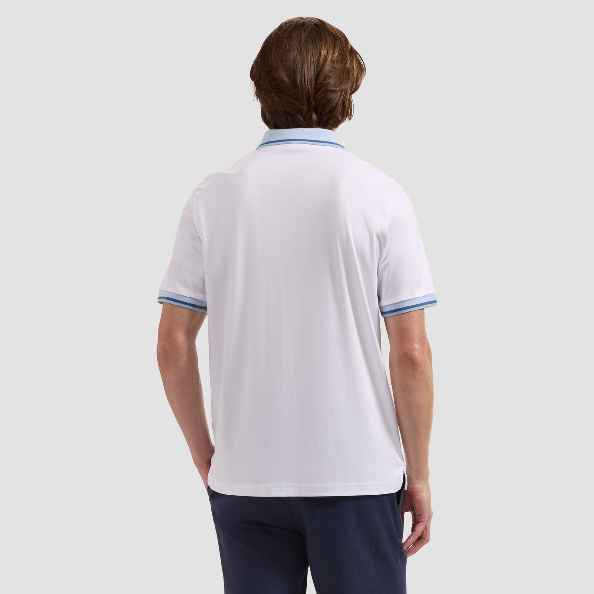 Solid Pima Quarter-Zip Polo