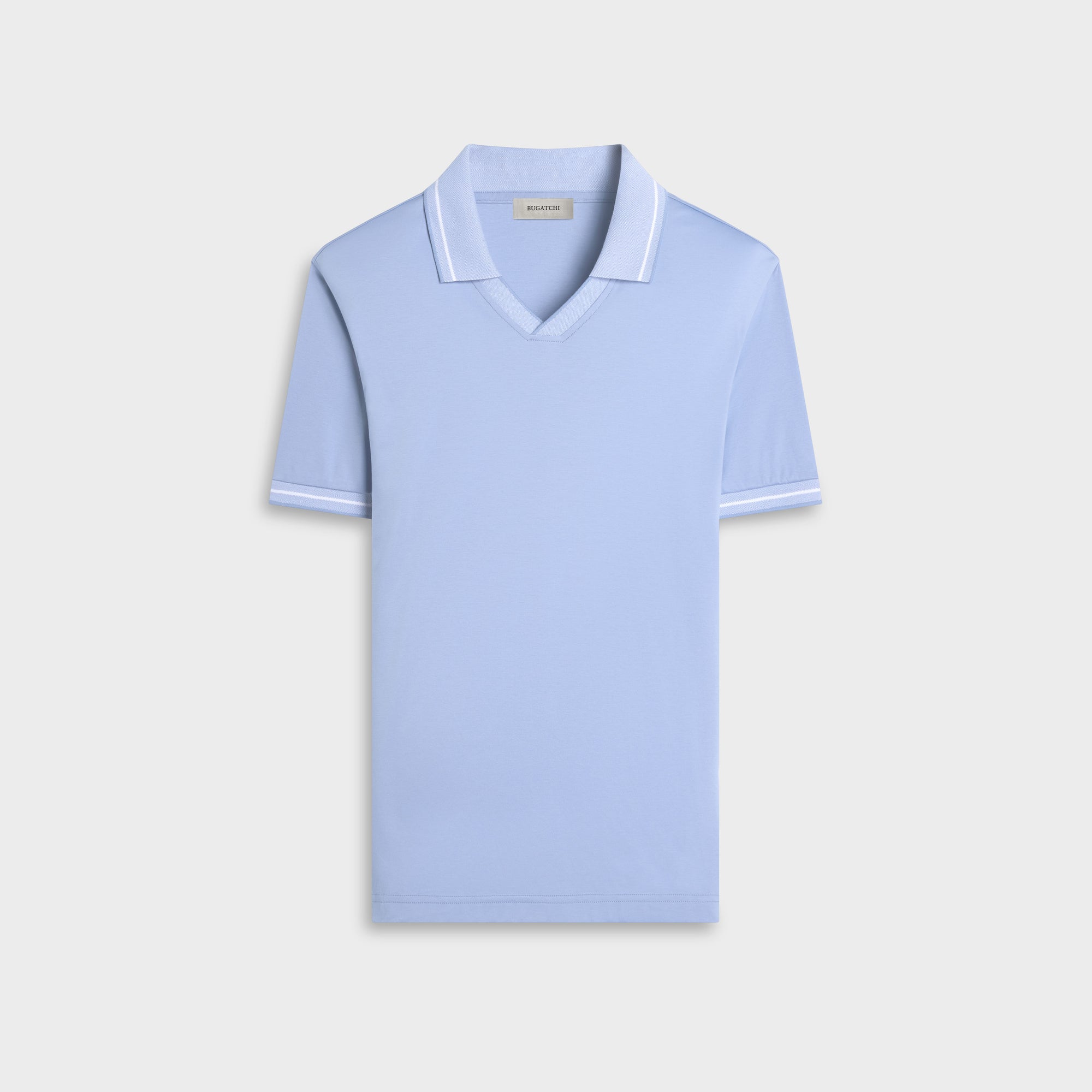 Solid Pima Johnny Collar Polo