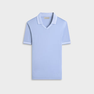 Solid Pima Johnny Collar Polo