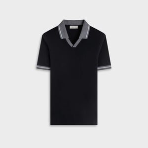 Solid Pima Johnny Collar Polo