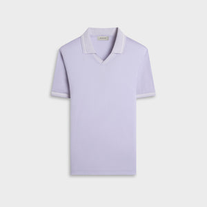 Solid Pima Johnny Collar Polo