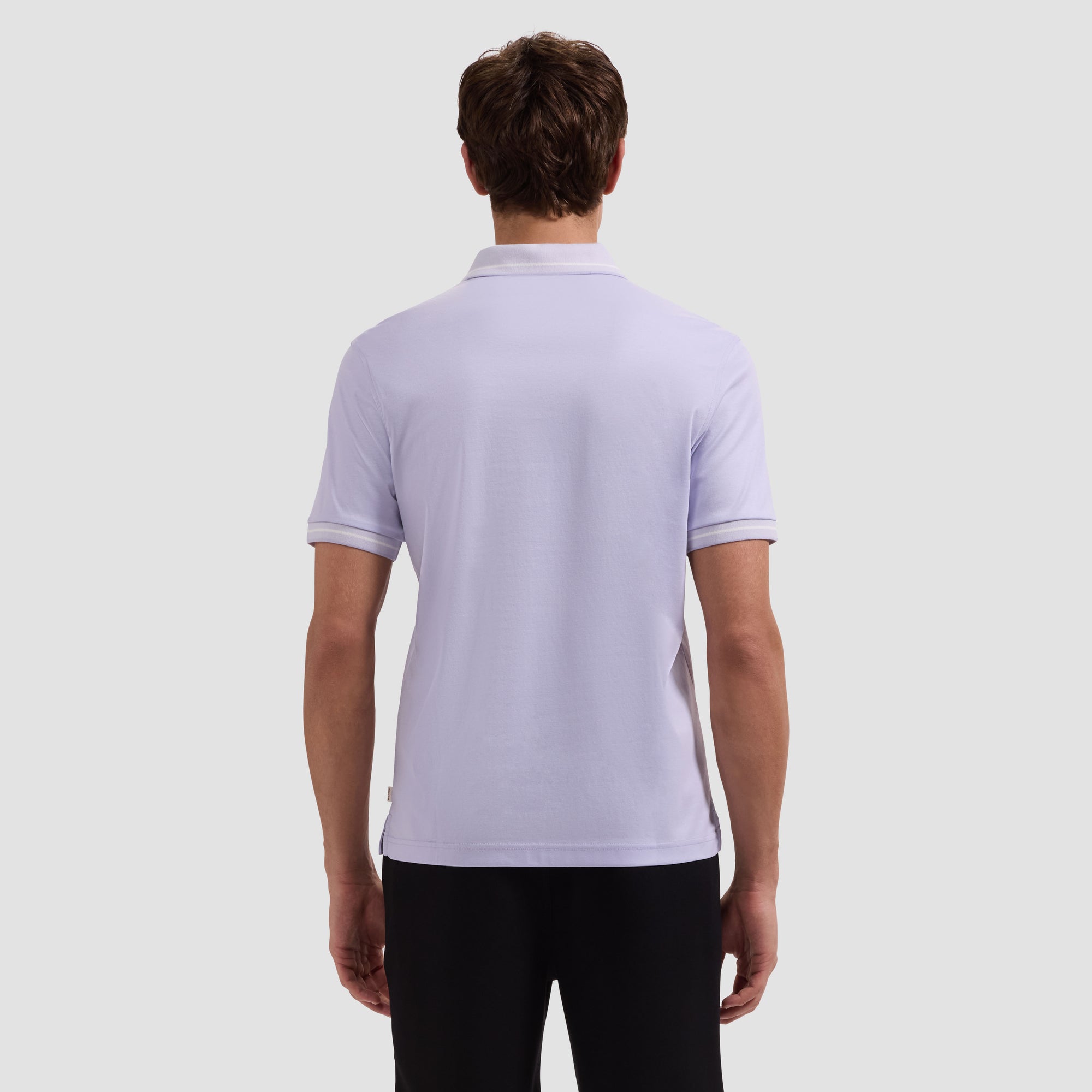 Solid Pima Johnny Collar Polo