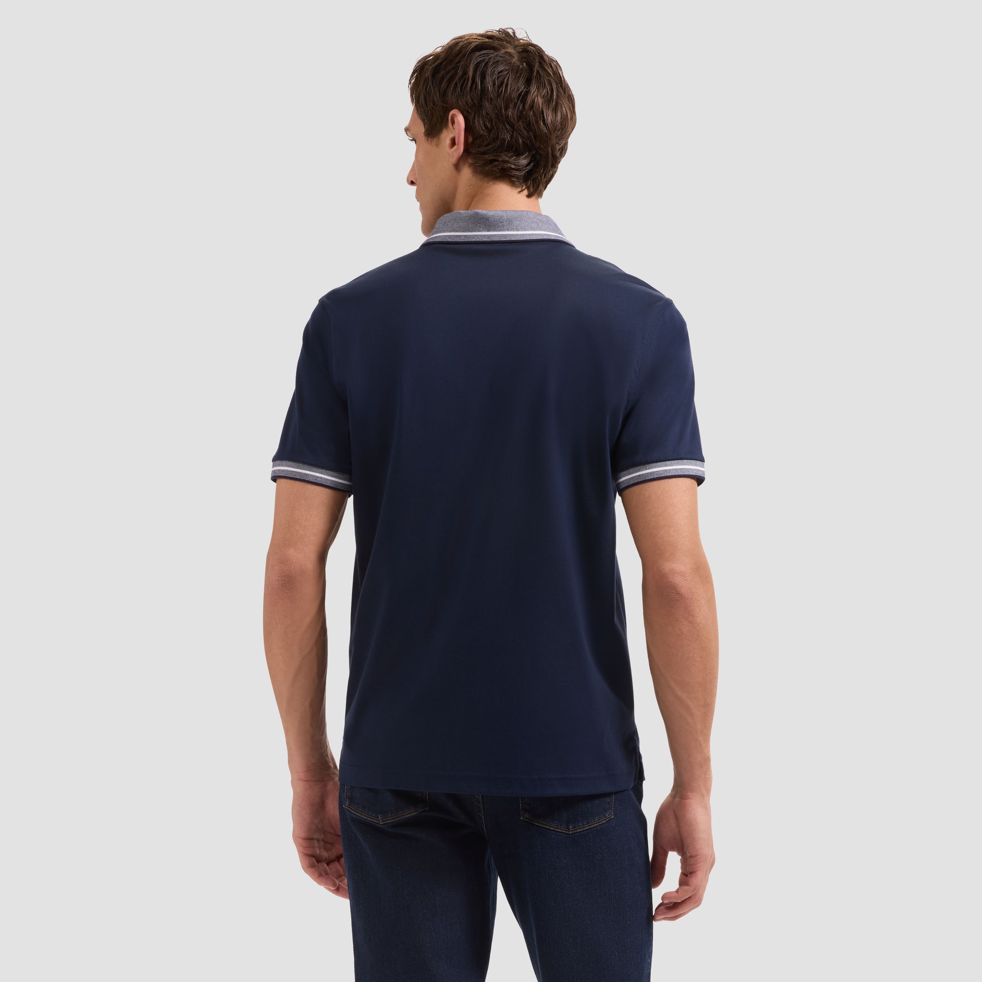 Solid Pima Johnny Collar Polo