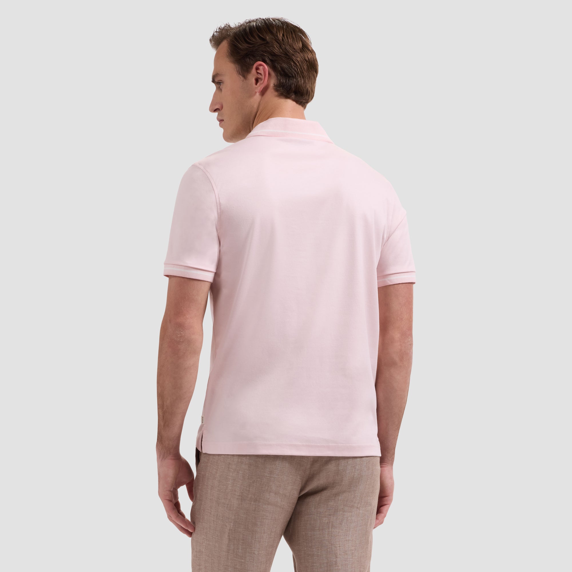 Solid Pima Johnny Collar Polo