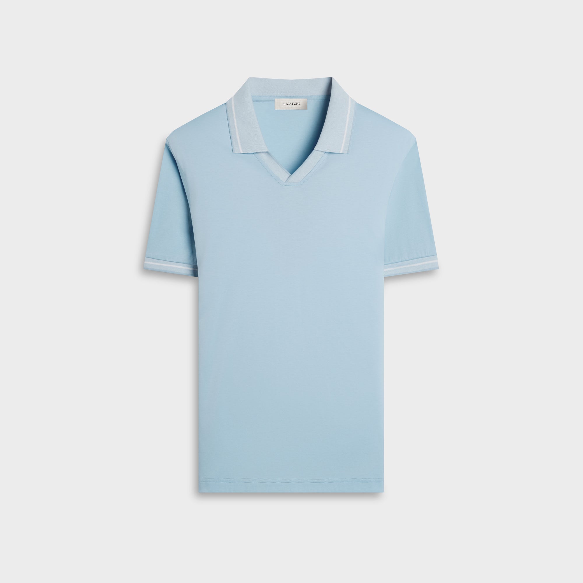 Solid Pima Johnny Collar Polo