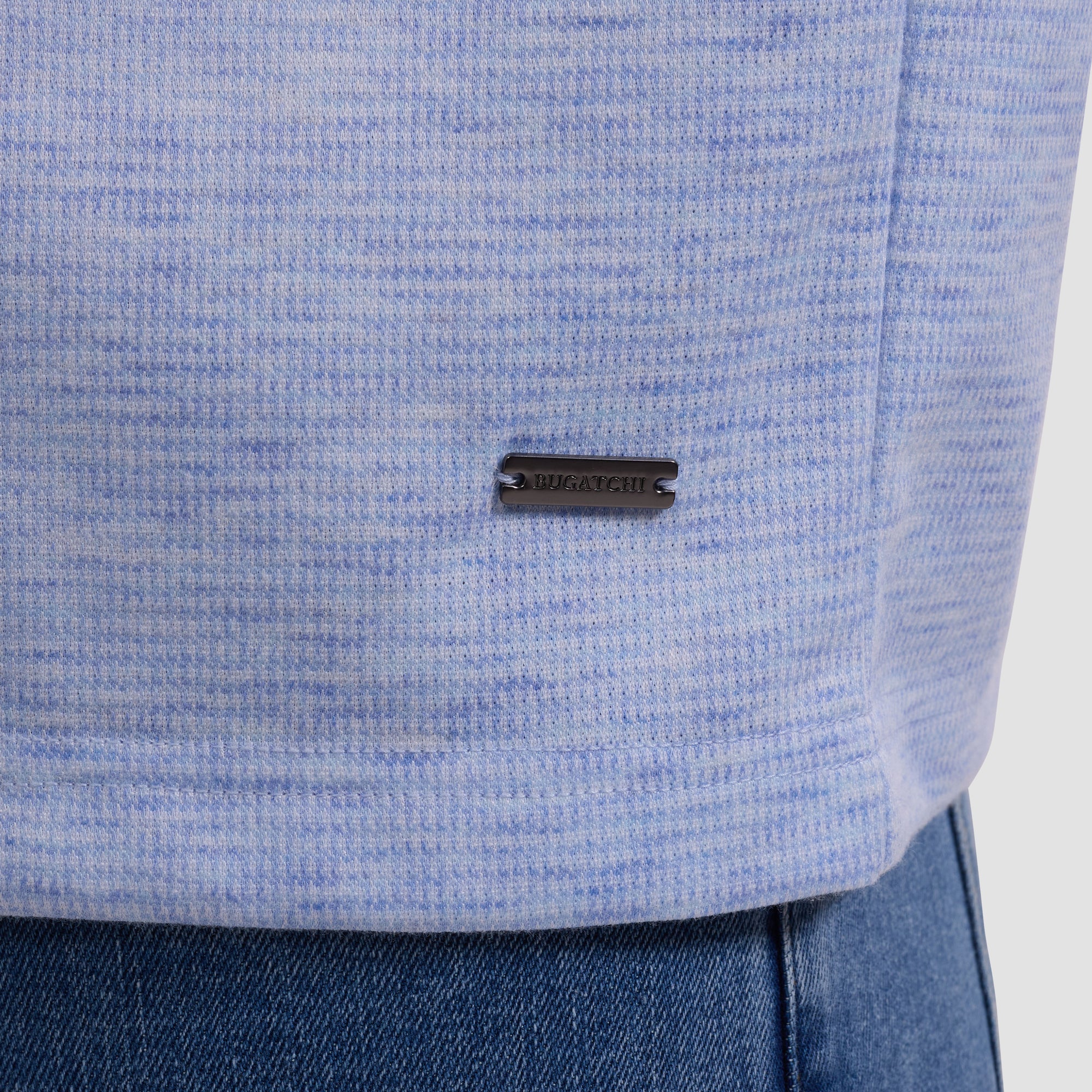Performance Houndstooth Quarter-Zip Mock Neck Pullover