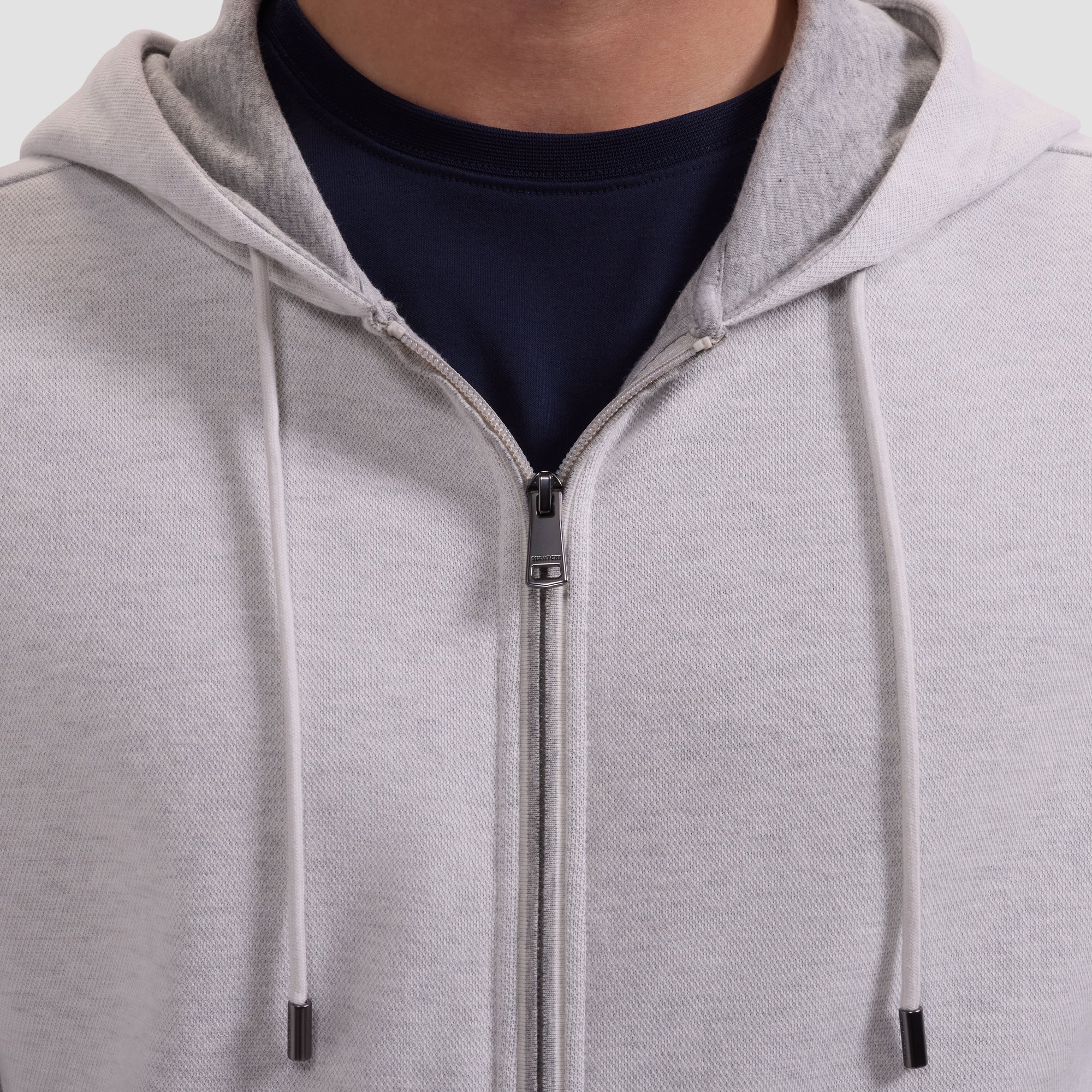 Performance Pique Knit Full-Zip Hoodie
