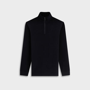 Soft Touch Geometric Quarter-Zip Pullover