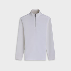 Soft Touch Geometric Quarter-Zip Pullover