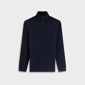 Soft Touch Geometric Quarter-Zip Pullover