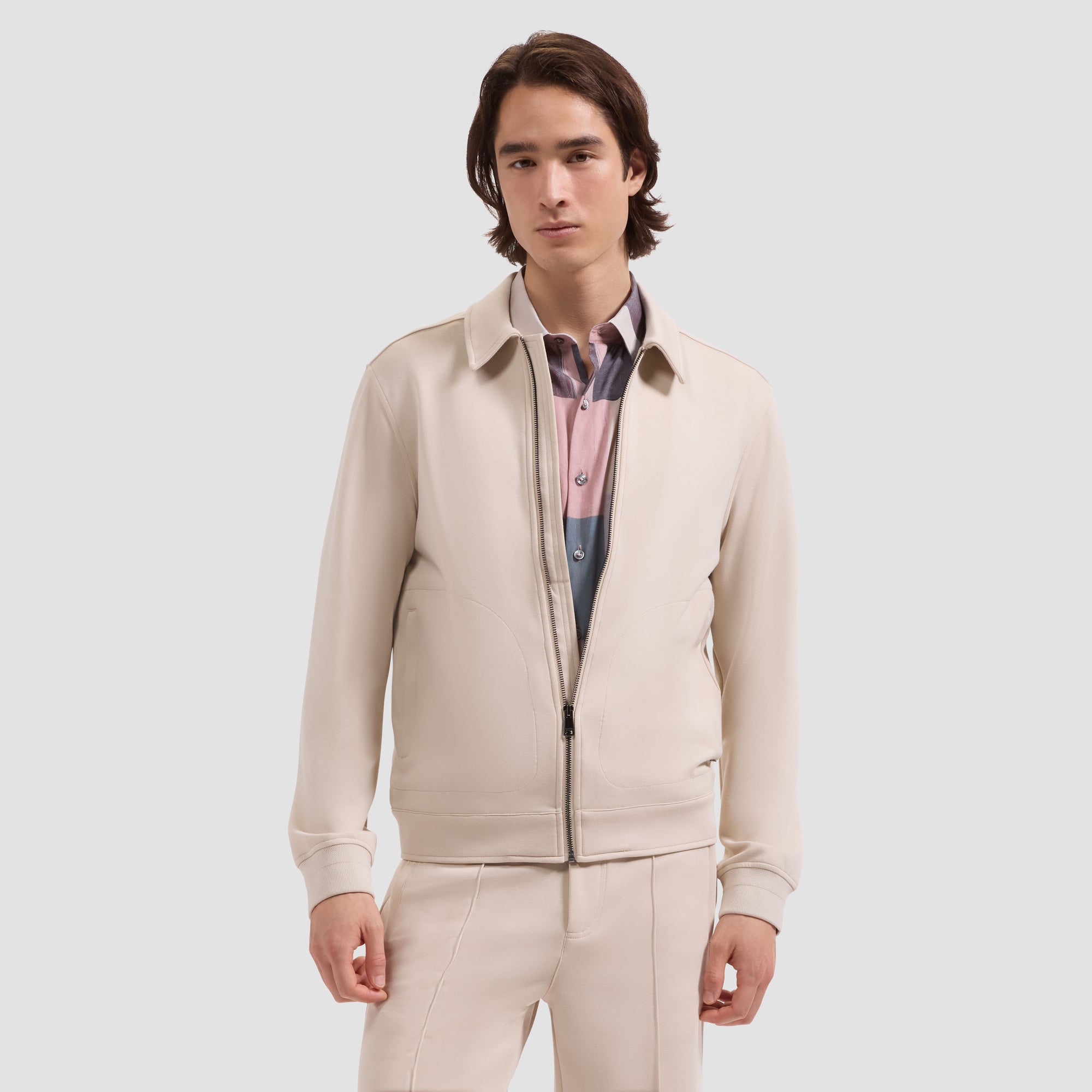 Soft Touch Blouson Knit Jacket