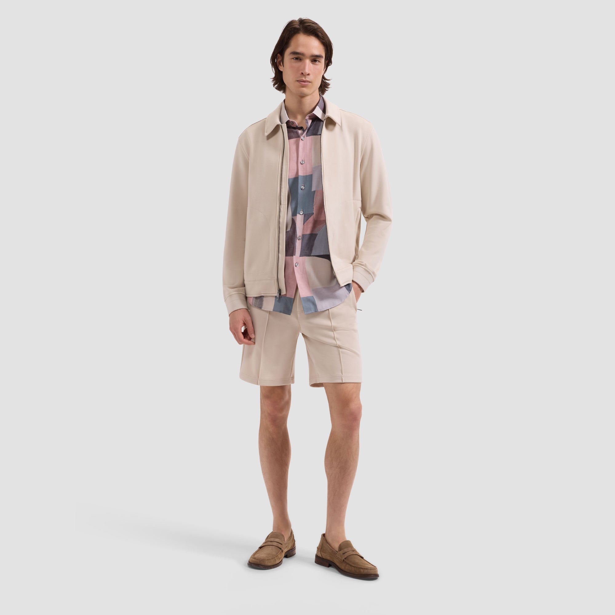 Soft Touch Blouson Knit Jacket