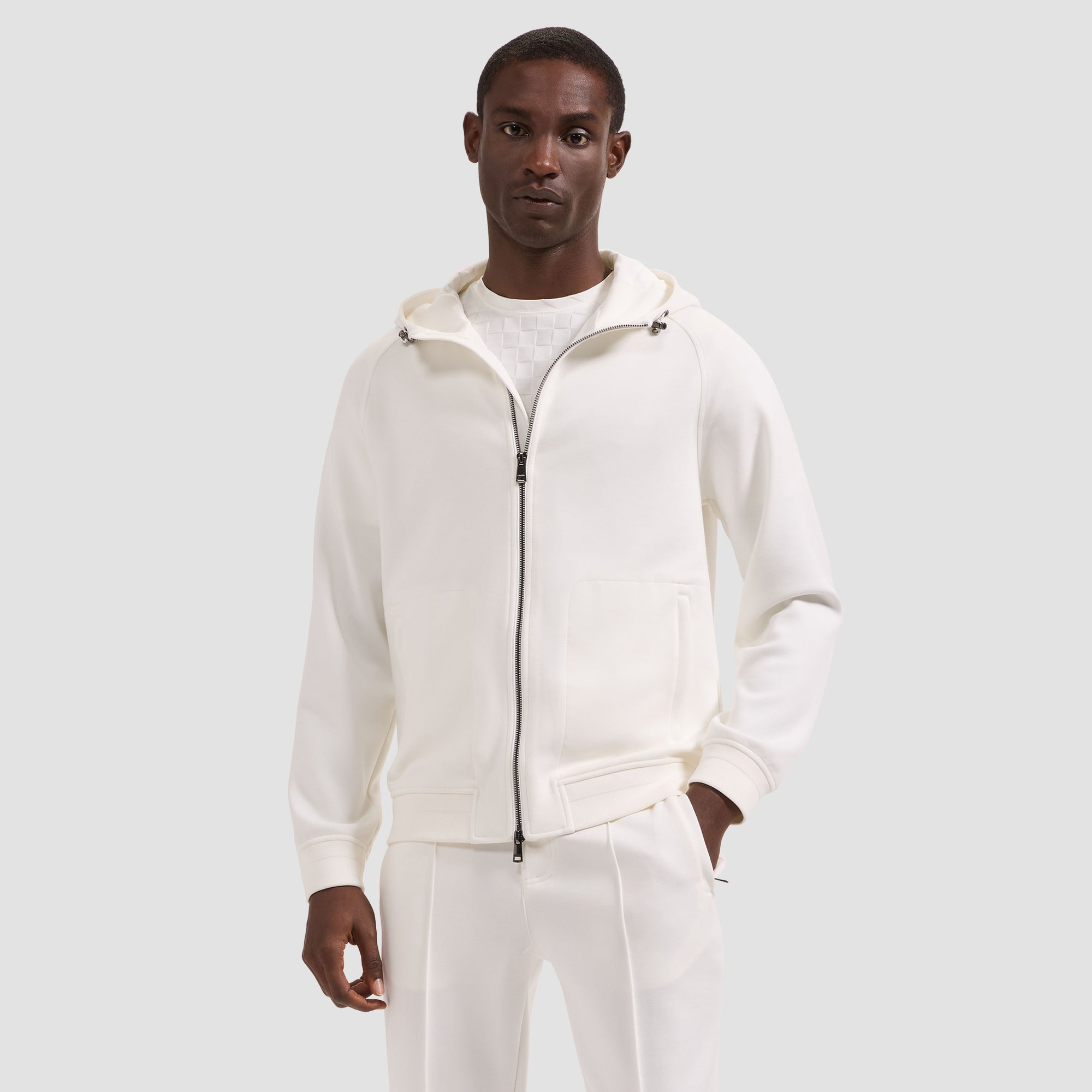 Soft Touch Knit Hoodie Jacket