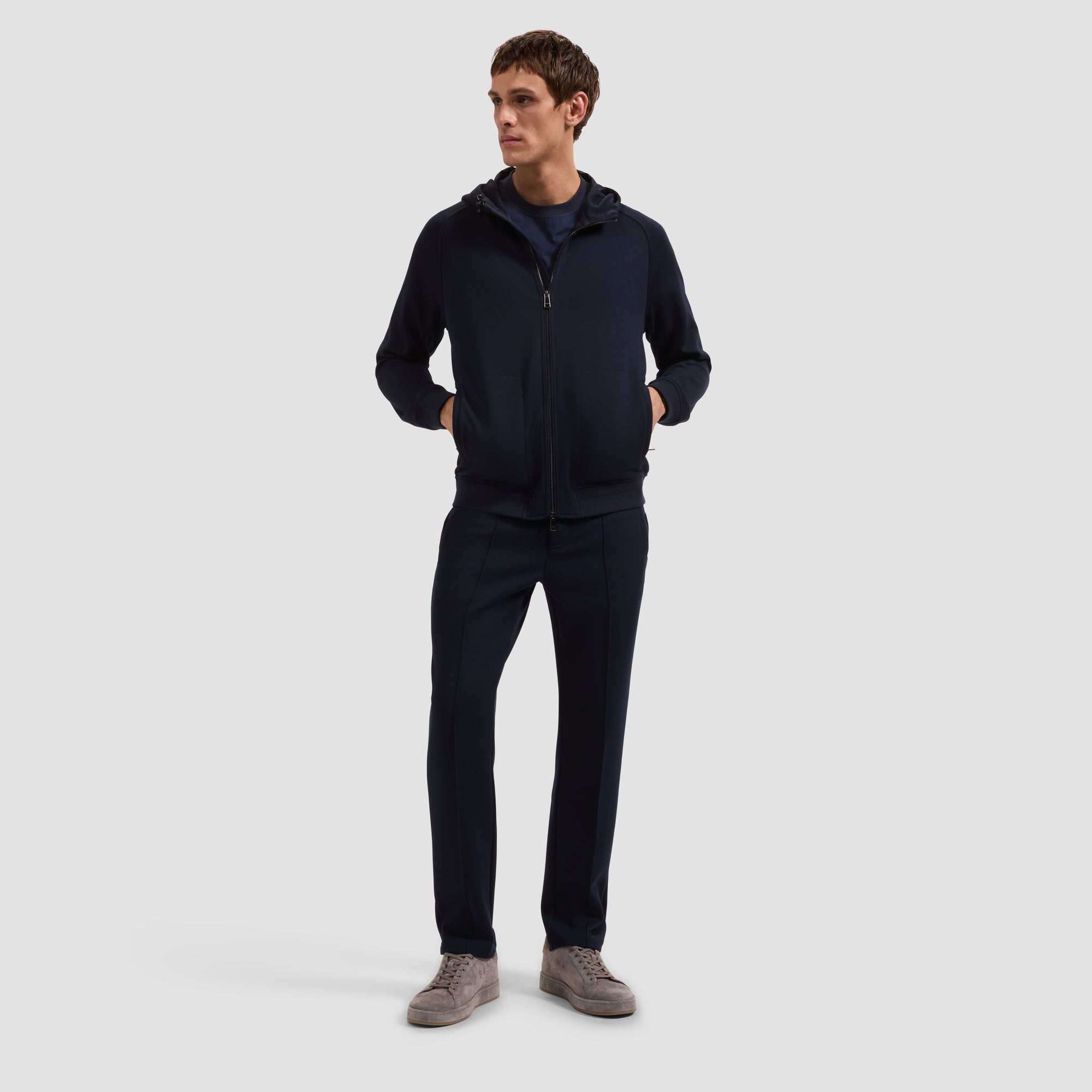 Soft Touch Knit Hoodie Jacket