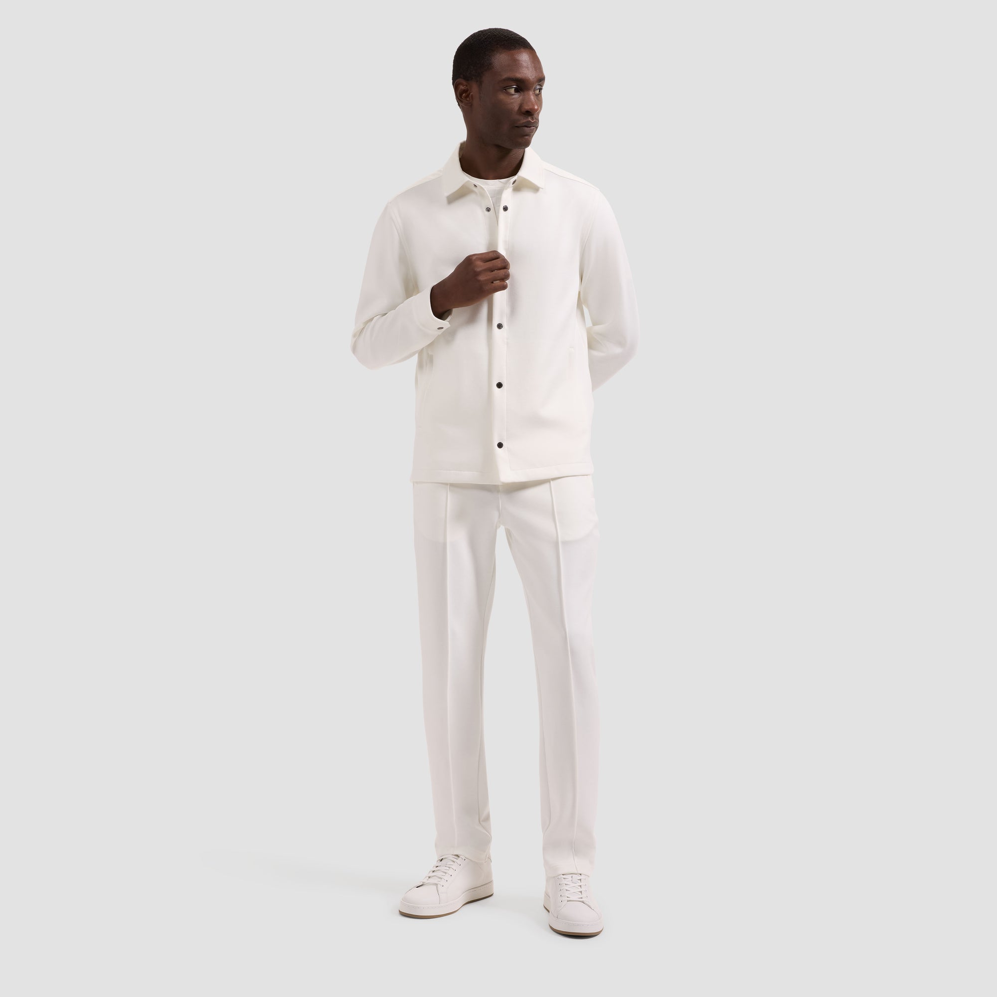 Soft Touch Knit Shirt Jacket