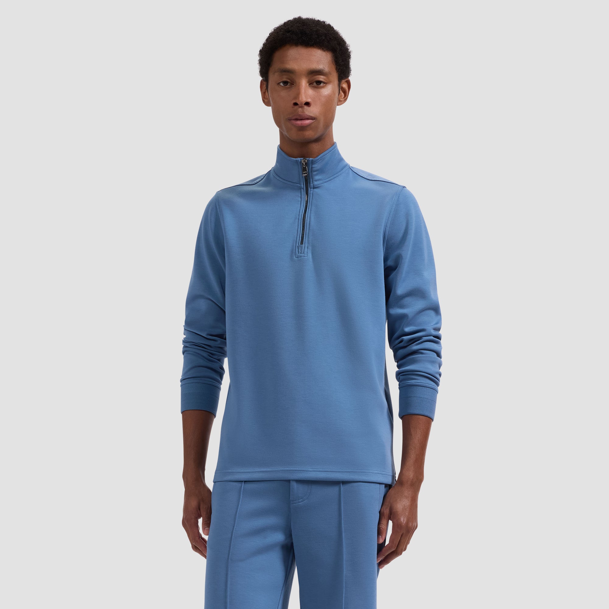 Soft Touch Quarter-Zip Mock Neck Pullover