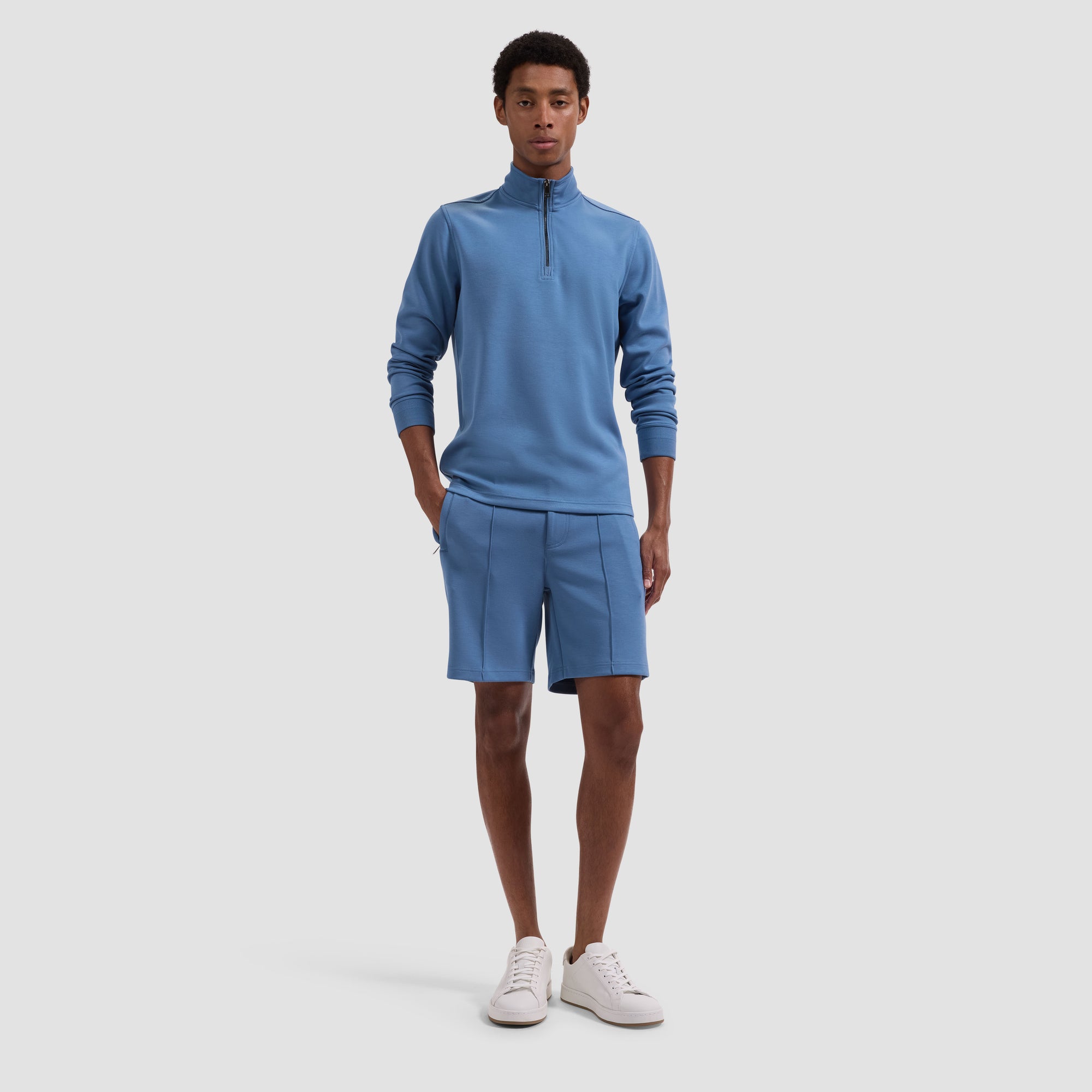 Soft Touch Quarter-Zip Mock Neck Pullover