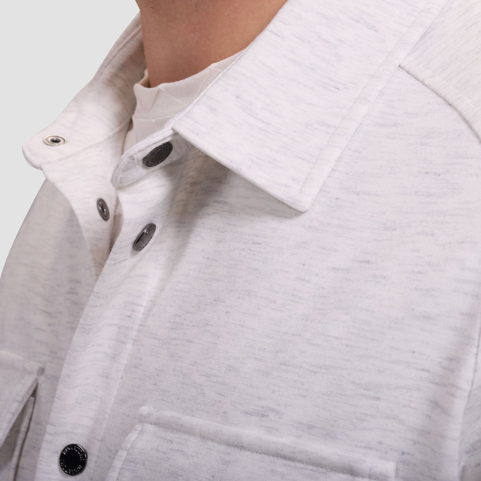 Soft Touch Melange Knit Shirt