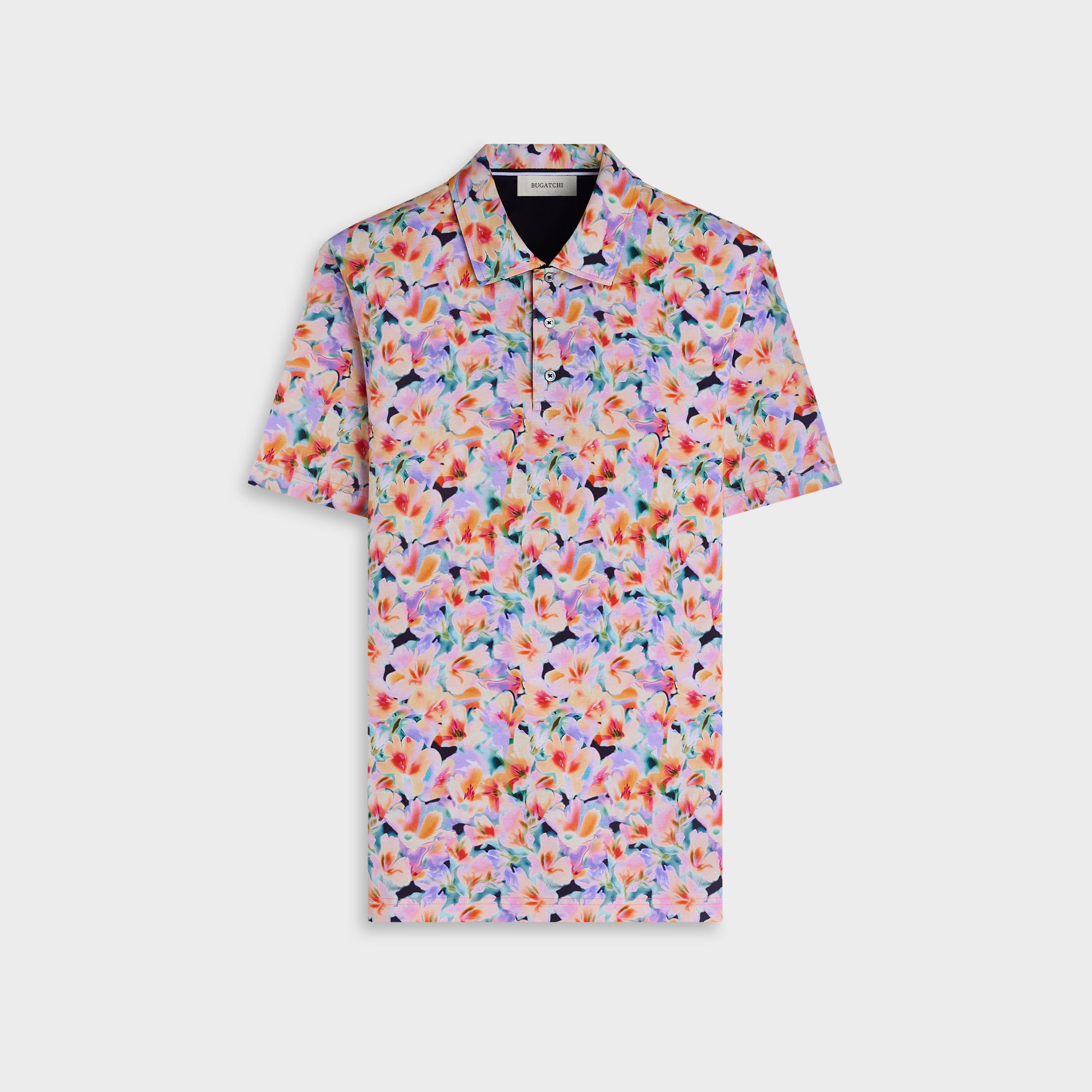 Hendrix Watercolor Floral Polo Shirt