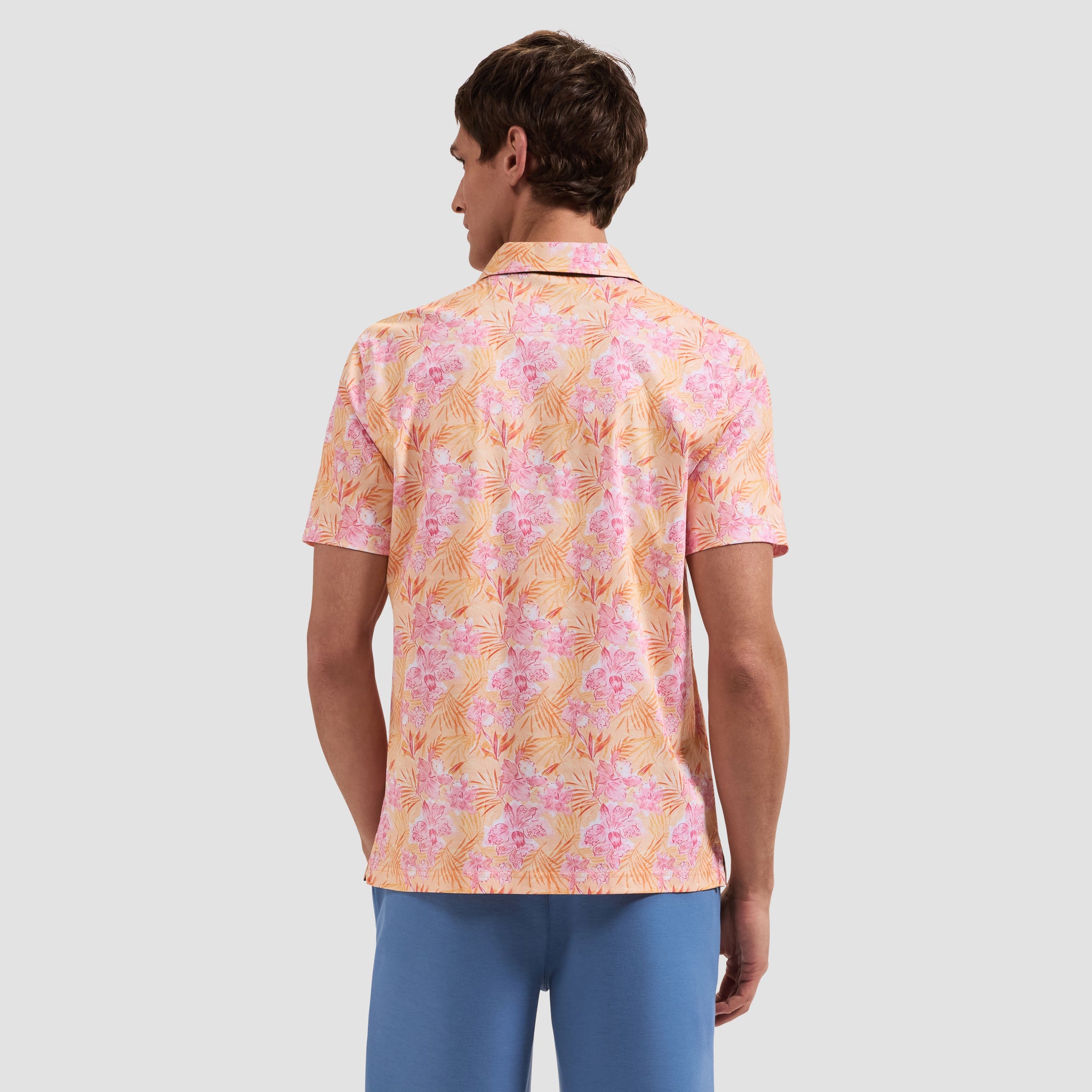 Hendrix Tropical Floral Polo Shirt