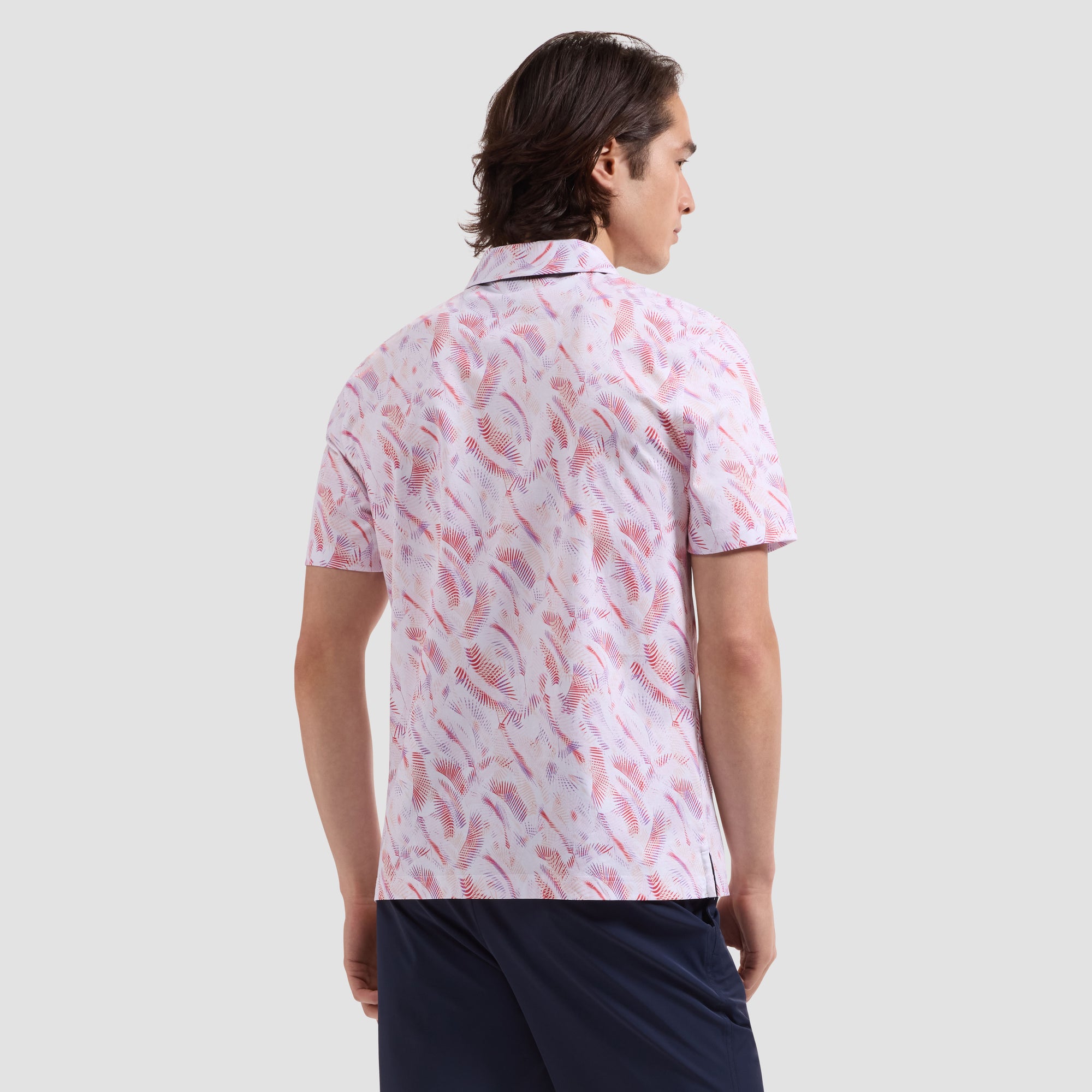 Hendrix Palm Print Polo Shirt