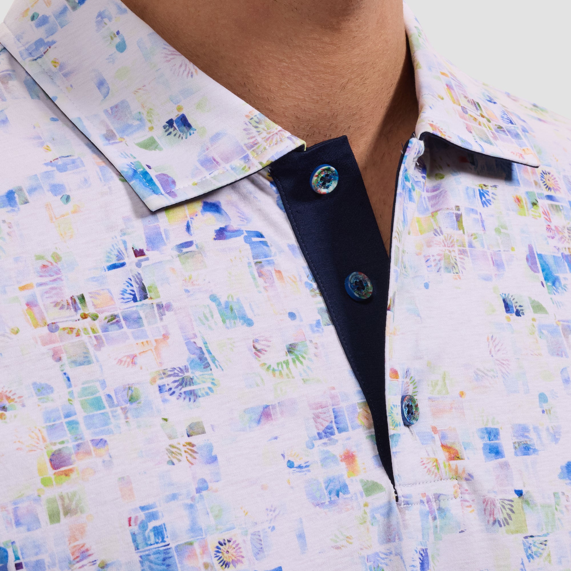 Hendrix Abstract Polo Shirt