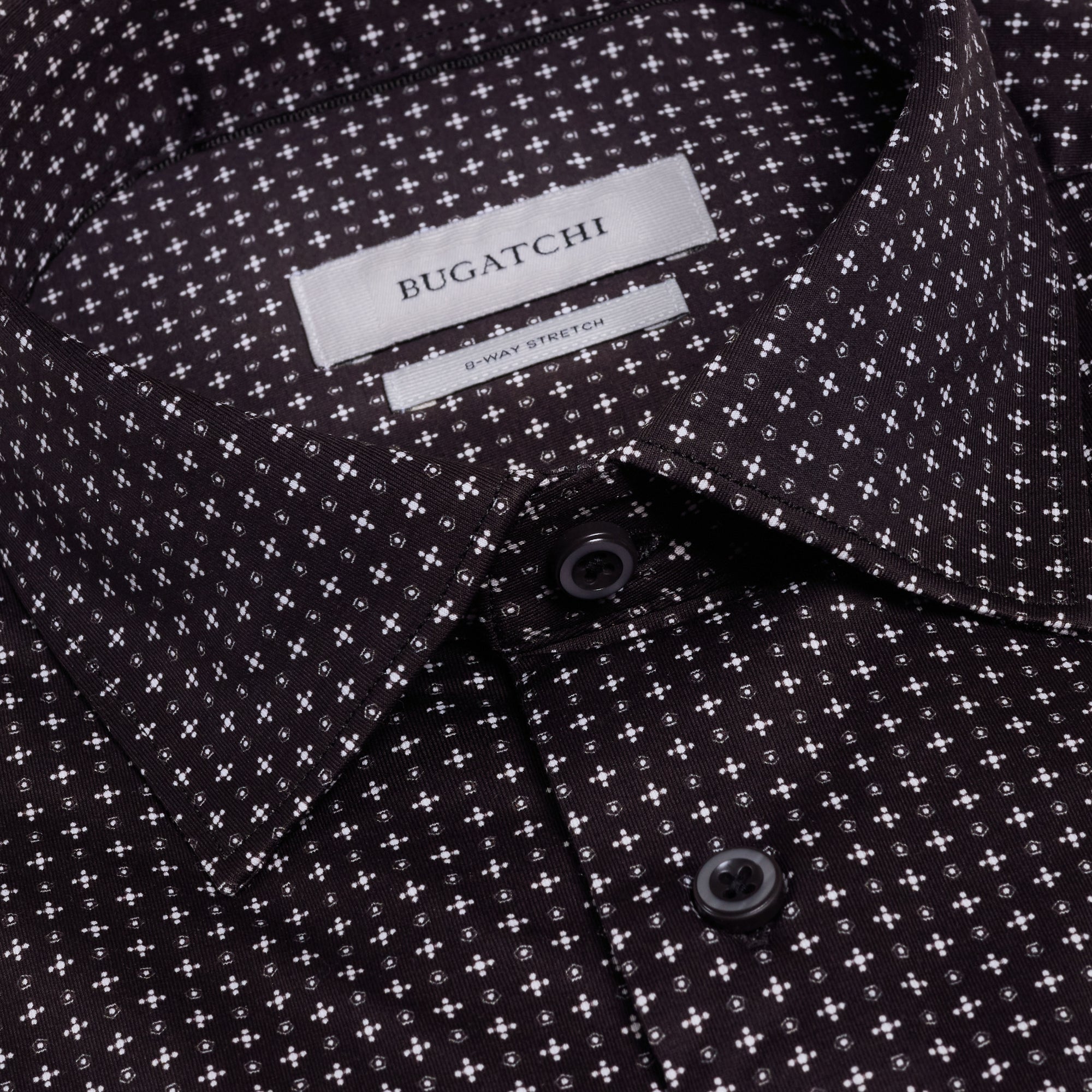 Miles OoohCotton Geometric Short-Sleeve Shirt