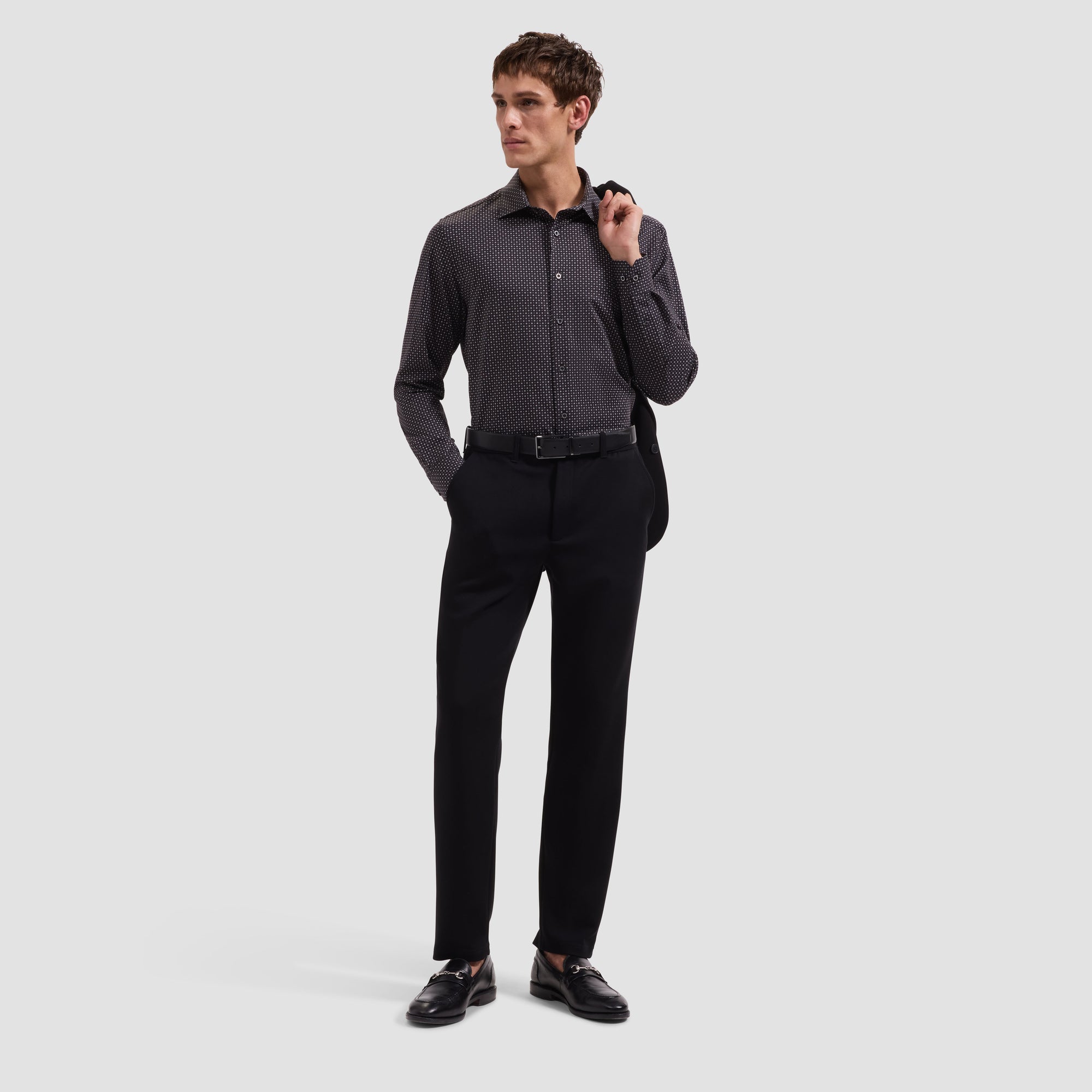 James OoohCotton Geometric Shirt