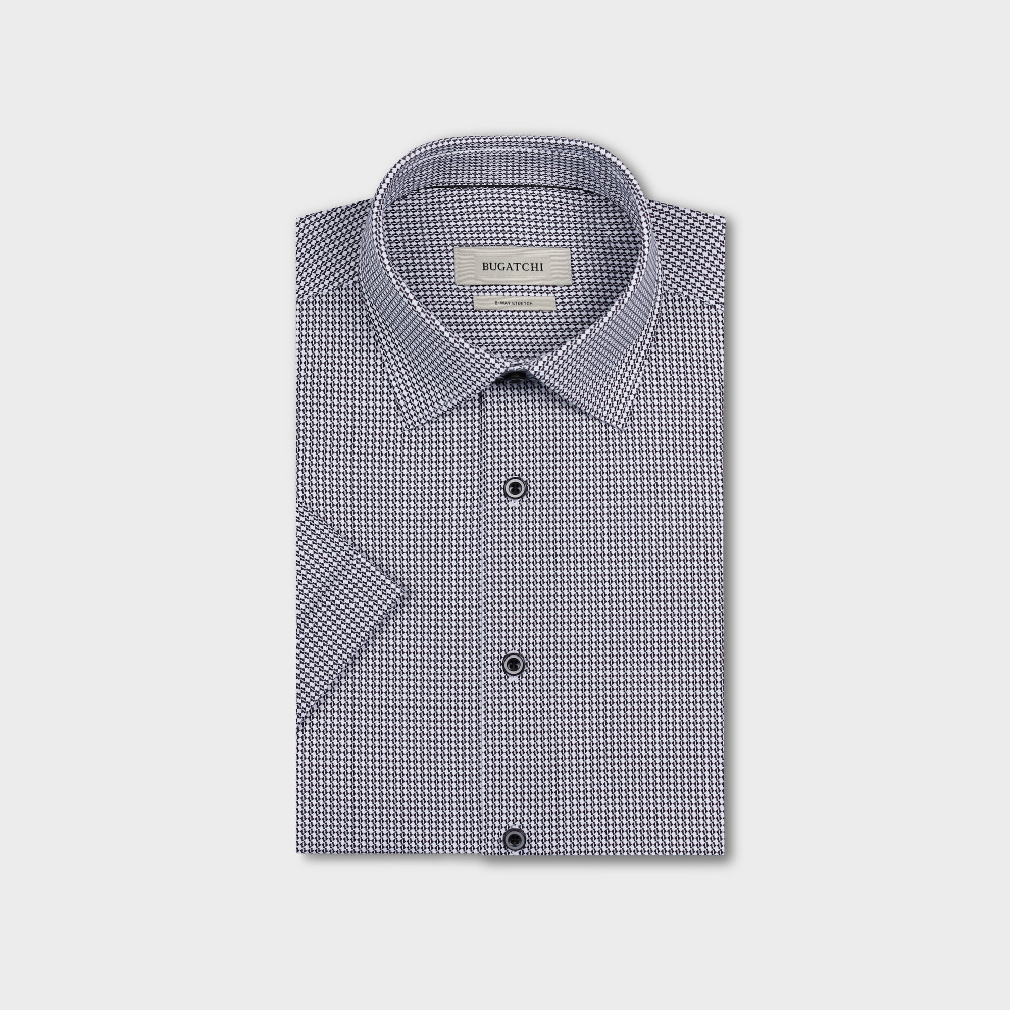 Miles OoohCotton Geometric Short-Sleeve Shirt