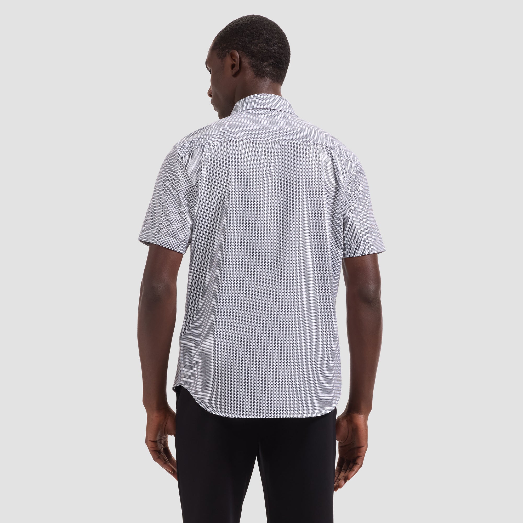 Miles OoohCotton Geometric Short-Sleeve Shirt