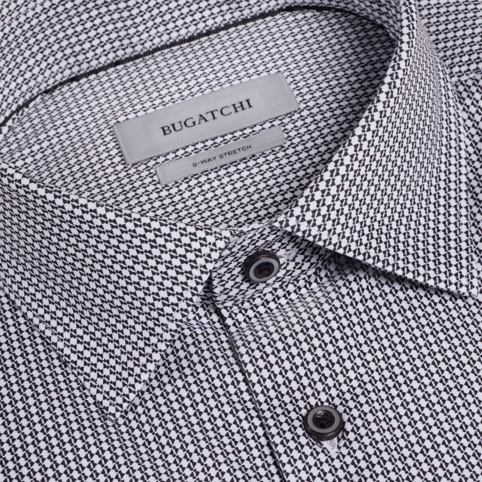Miles OoohCotton Geometric Short-Sleeve Shirt