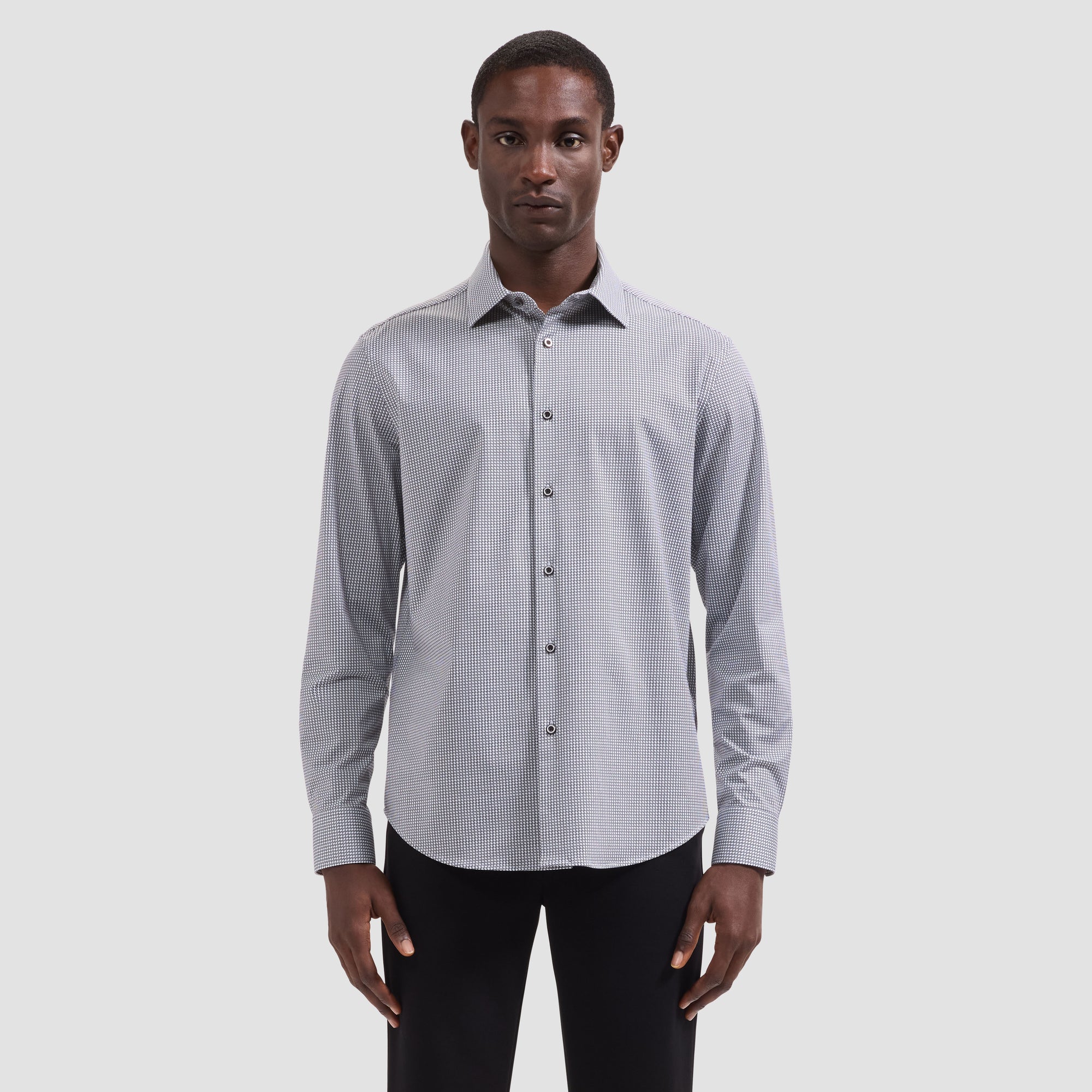 James OoohCotton Geometric Shirt