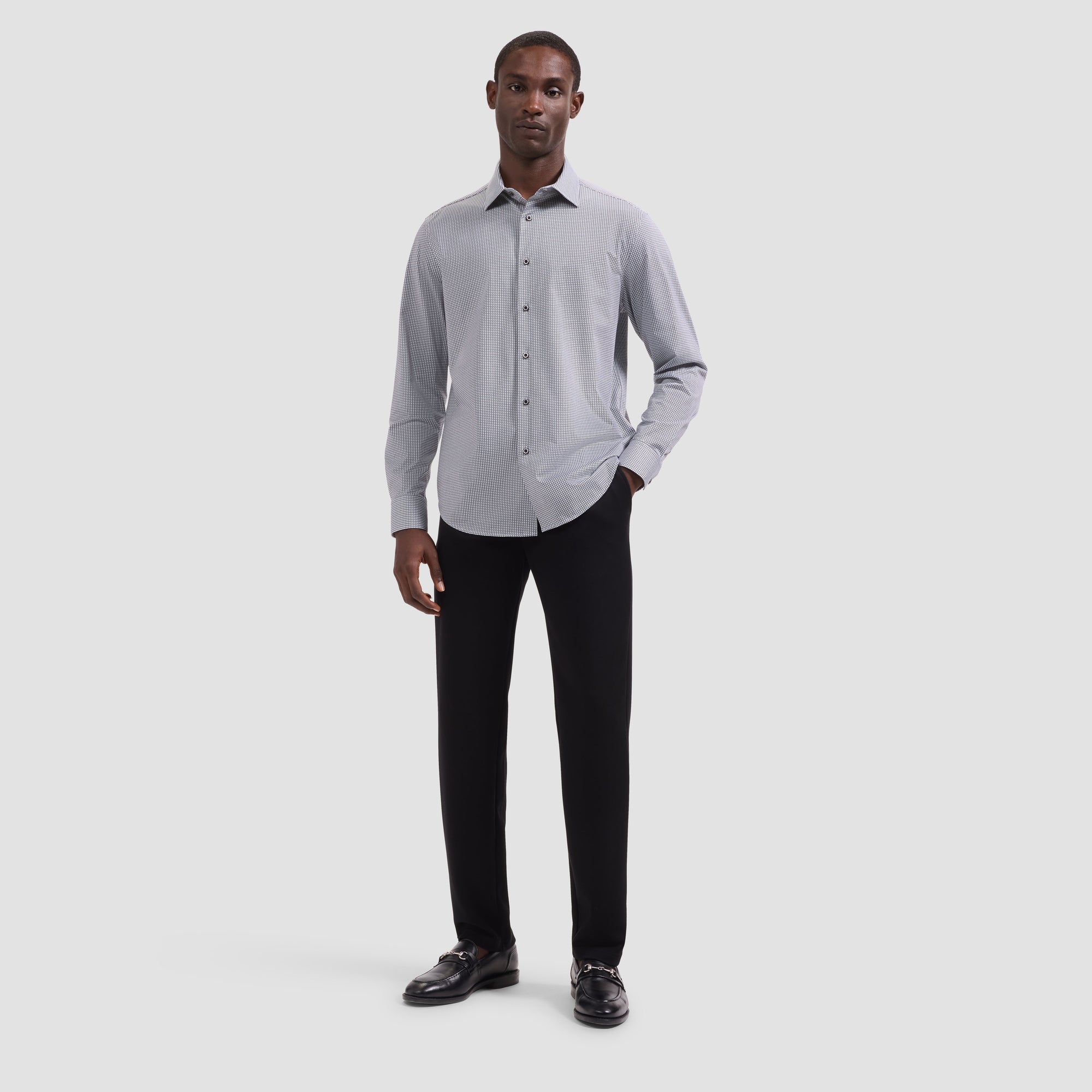 James OoohCotton Geometric Shirt