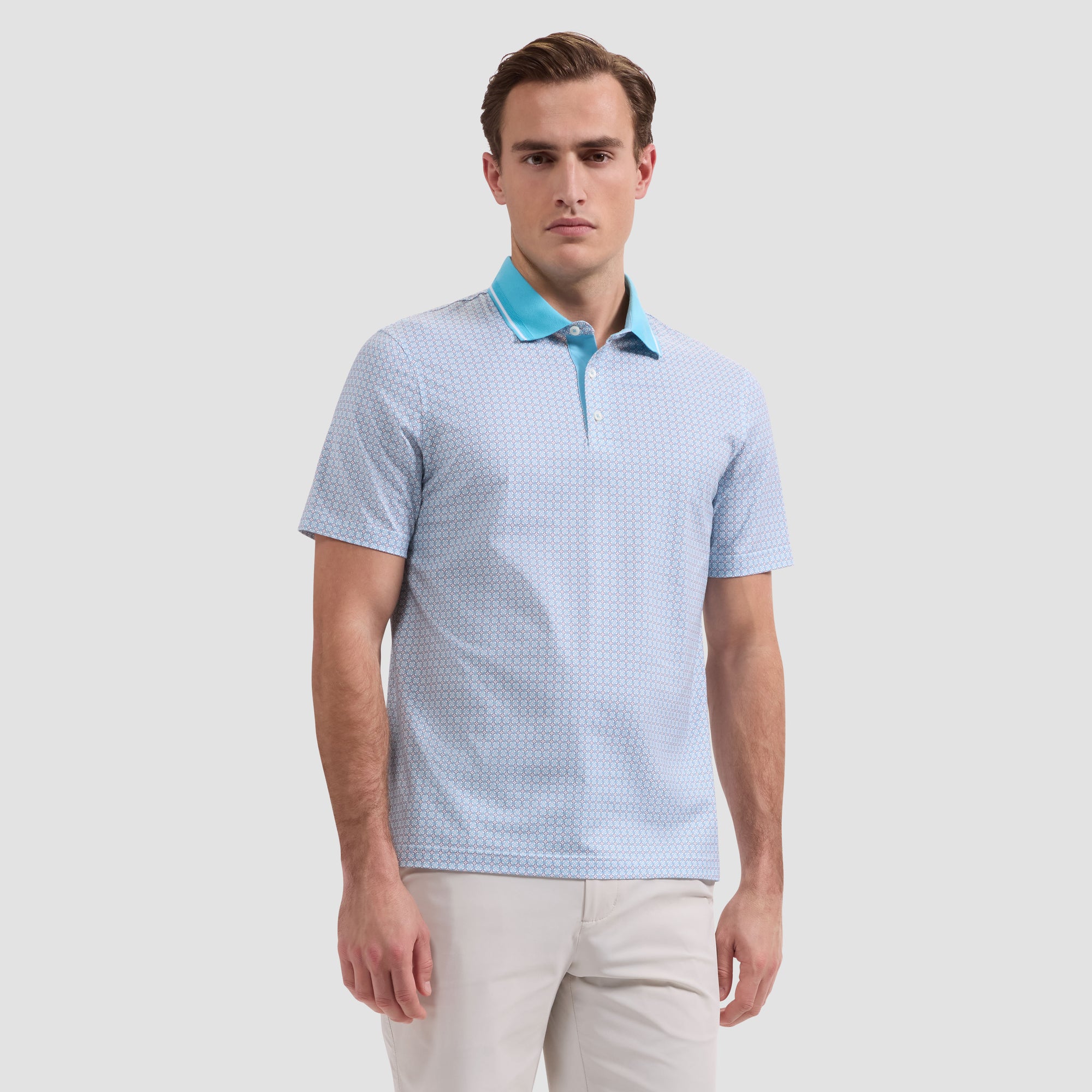 Vidal OoohCotton Geometric Polo Shirt