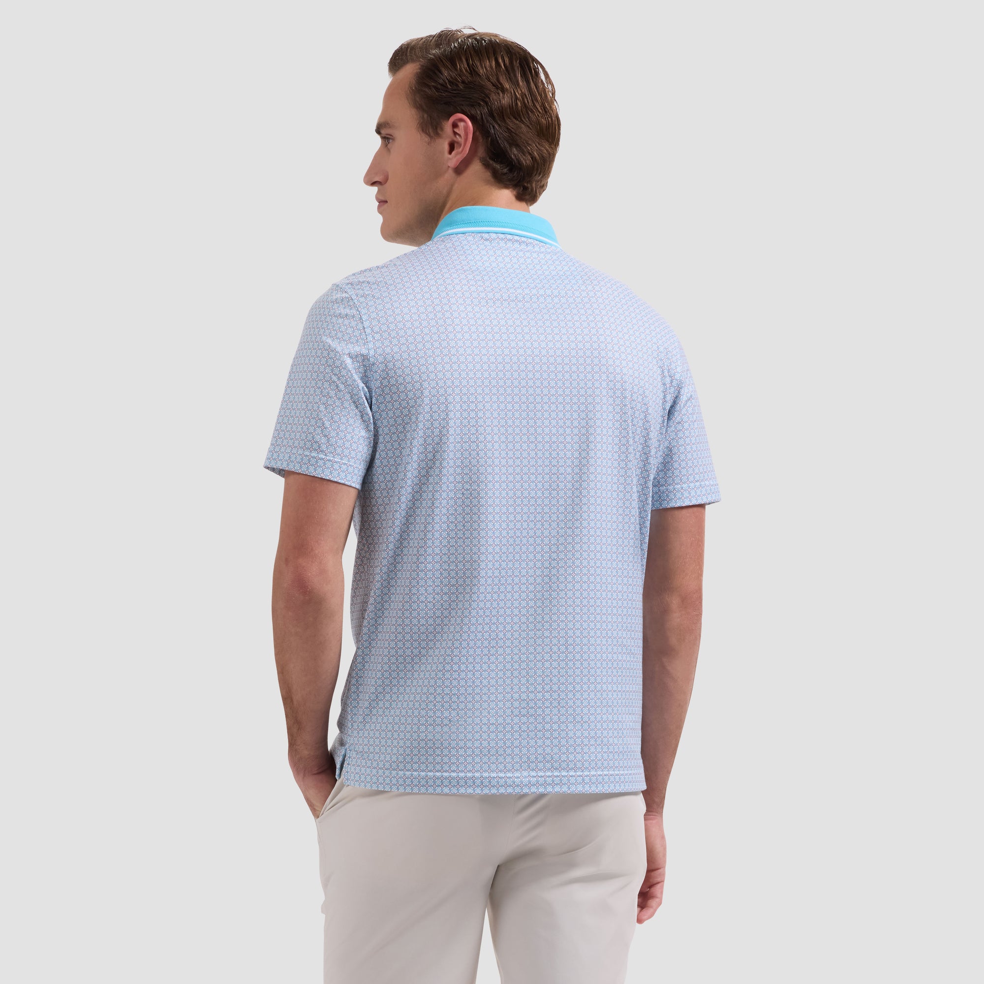 Vidal OoohCotton Geometric Polo Shirt