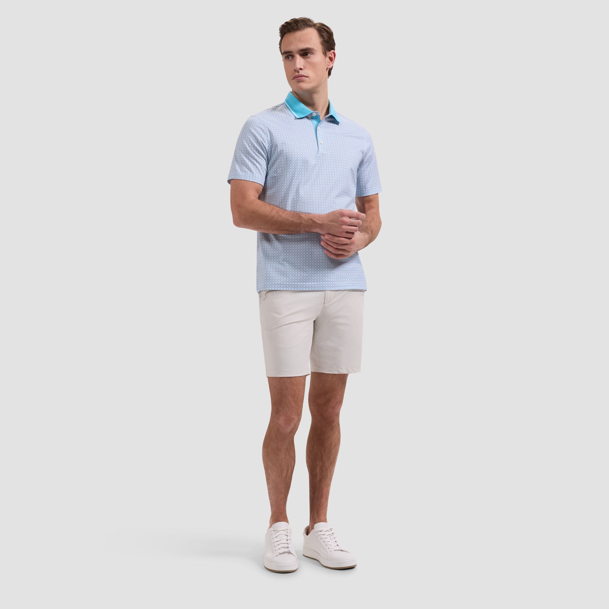 Vidal OoohCotton Geometric Polo Shirt