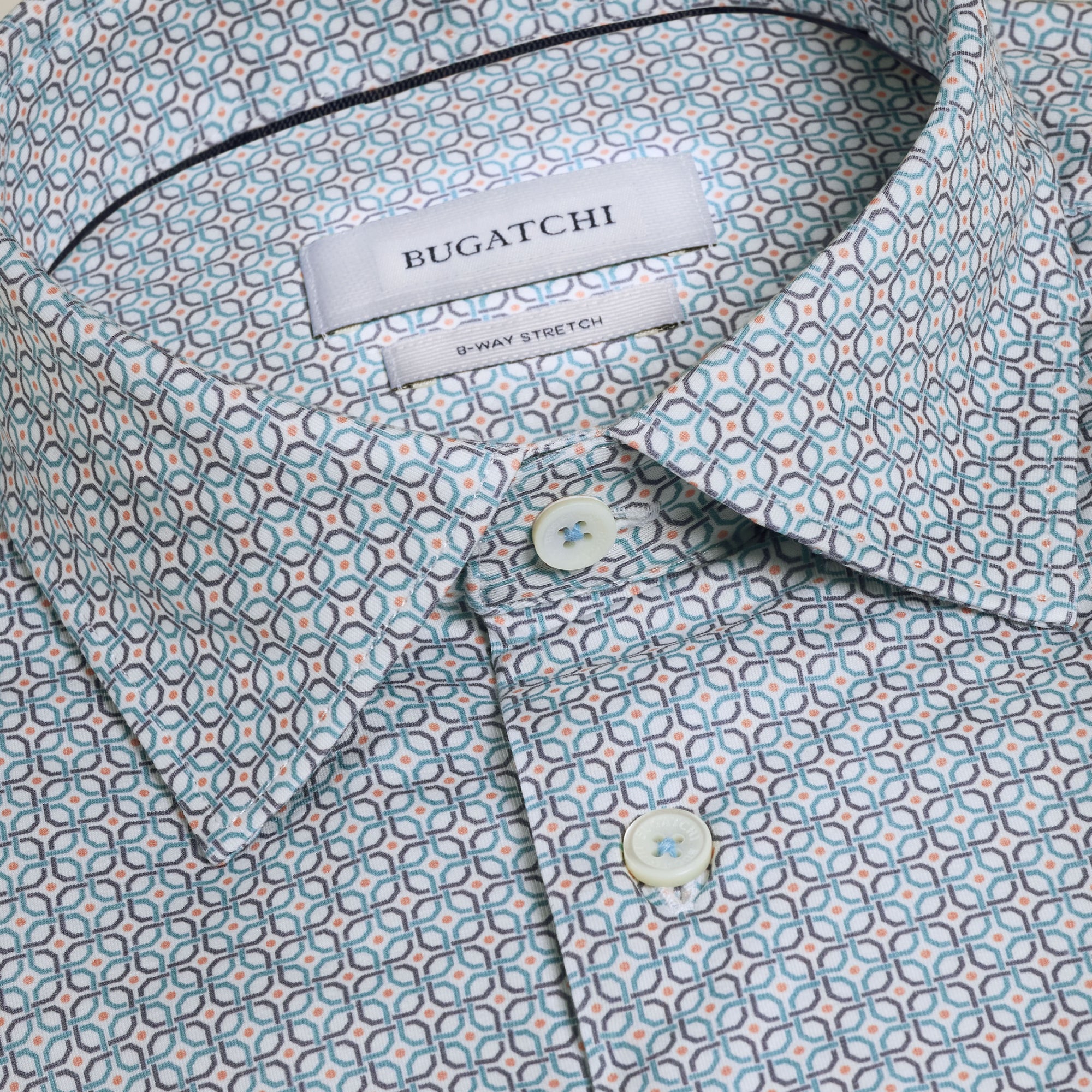 James OoohCotton Geometric Shirt