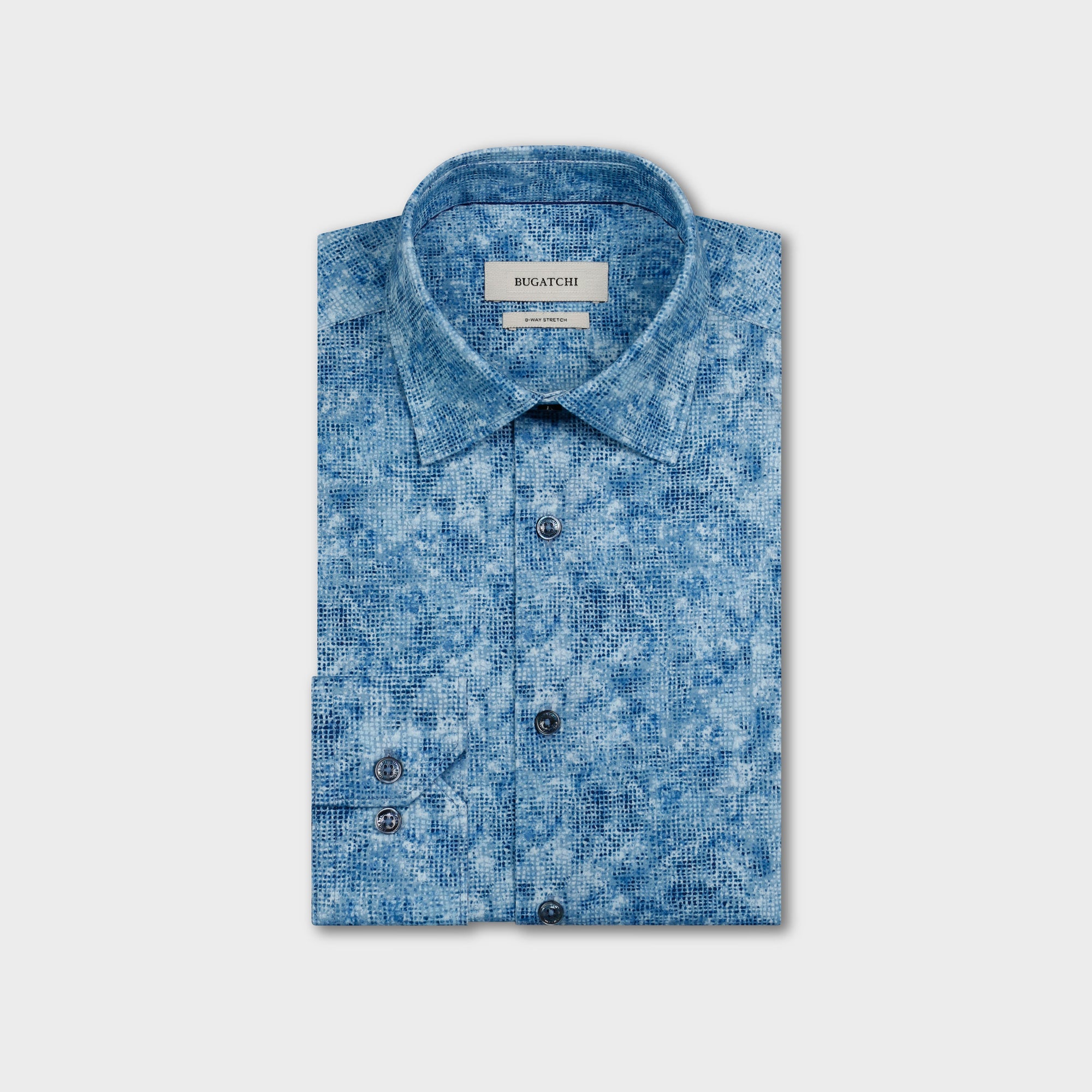 James OoohCotton Abstract Grid Shirt