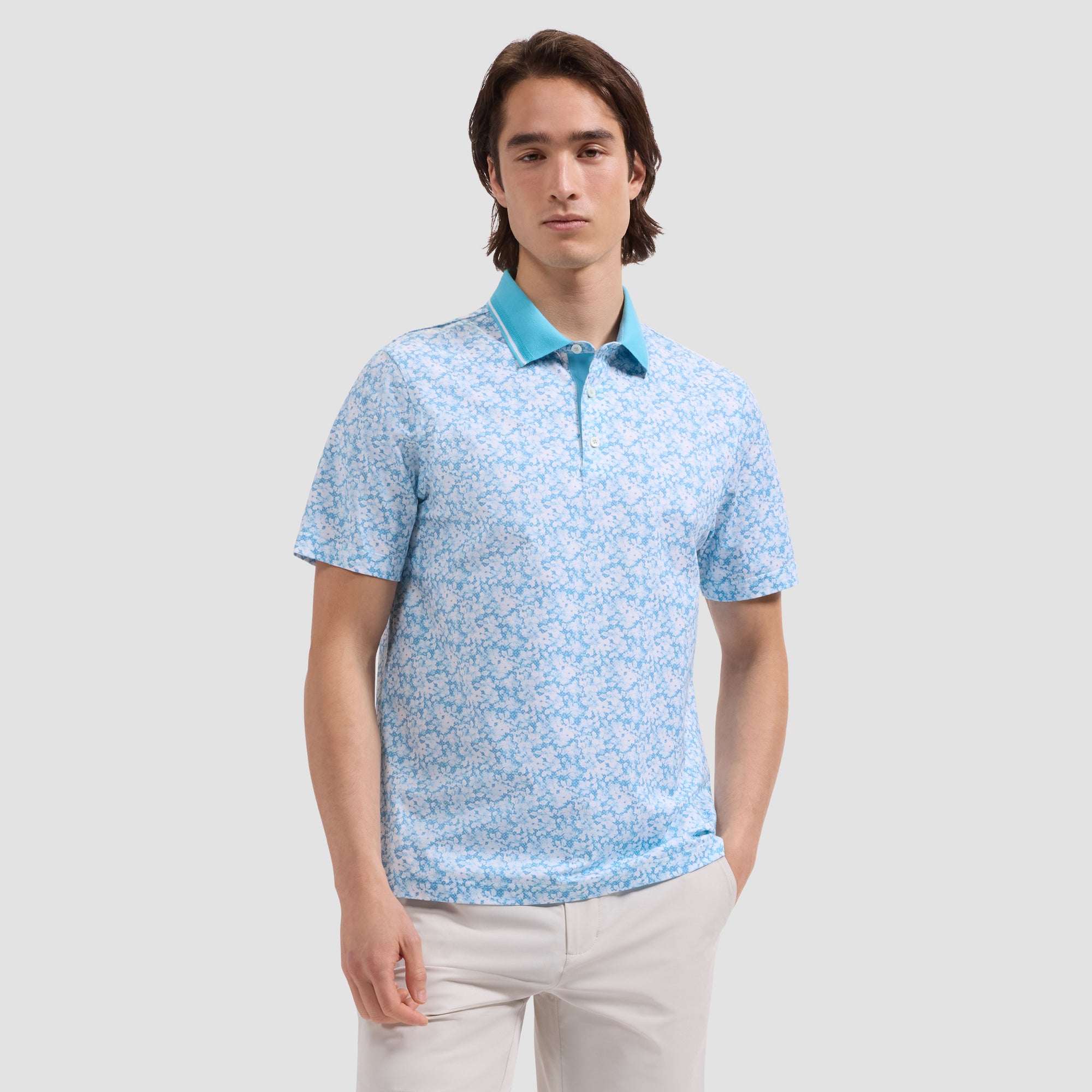 Vidal OoohCotton Floral Polo Shirt