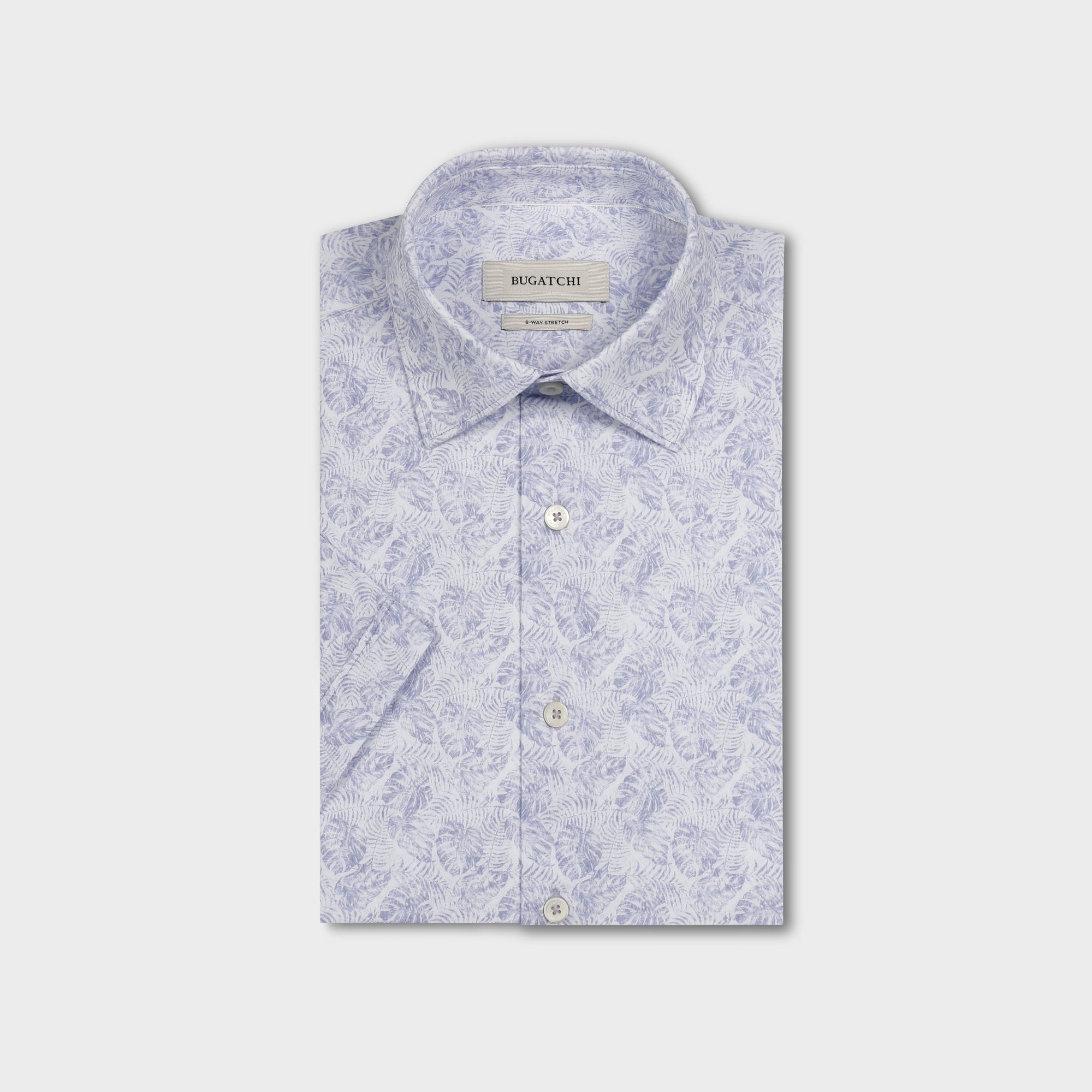 Miles OoohCotton Leaf Print Short-Sleeve Shirt