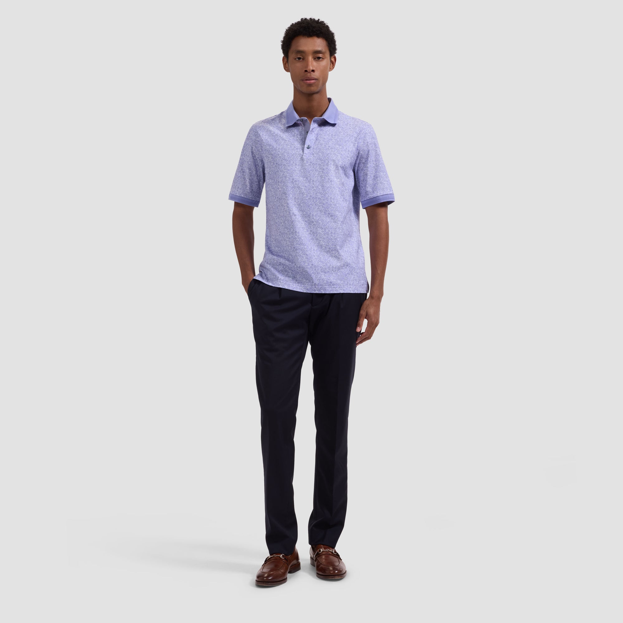 Vasco OoohCotton Floral Polo Shirt