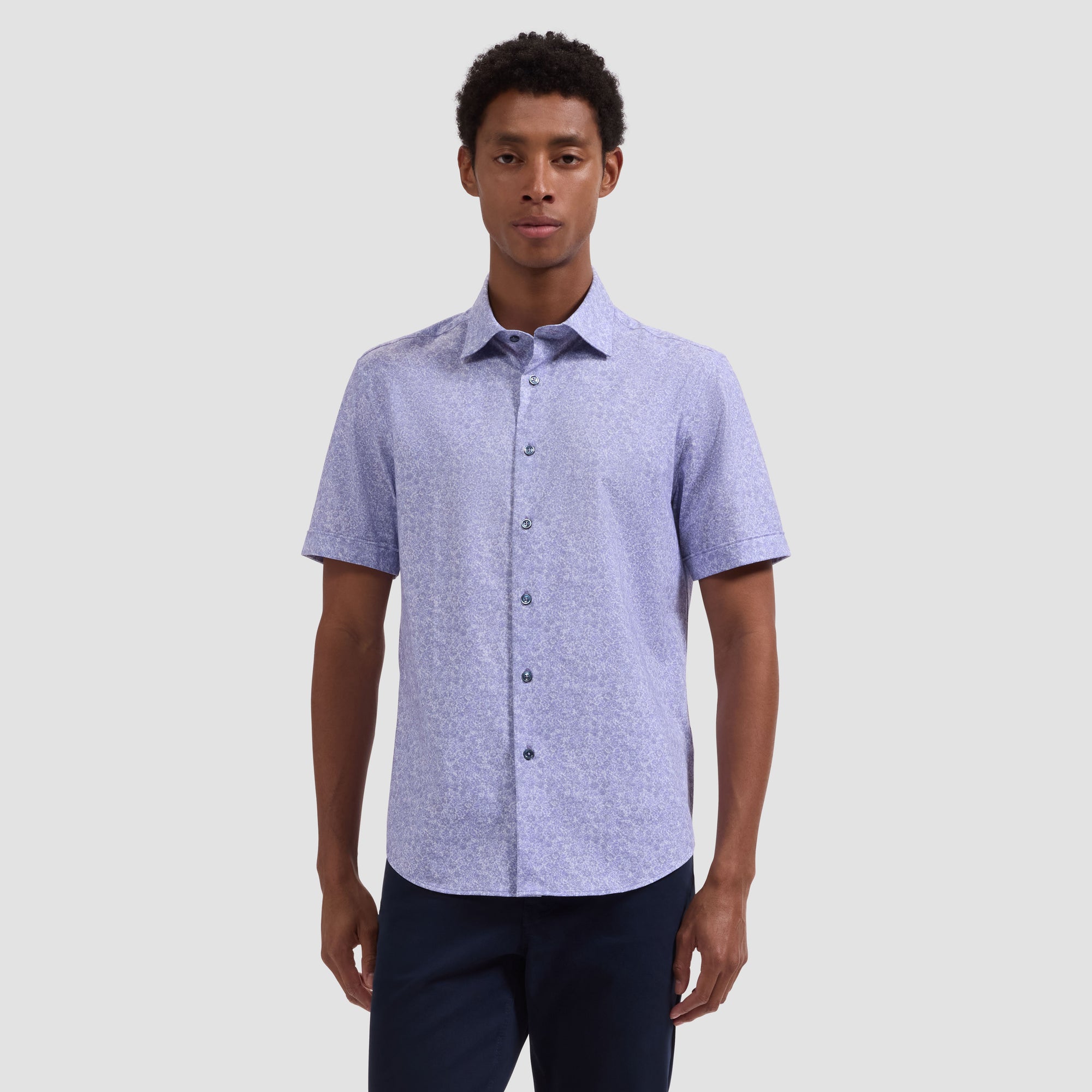 Miles OoohCotton Floral Short-Sleeve Shirt