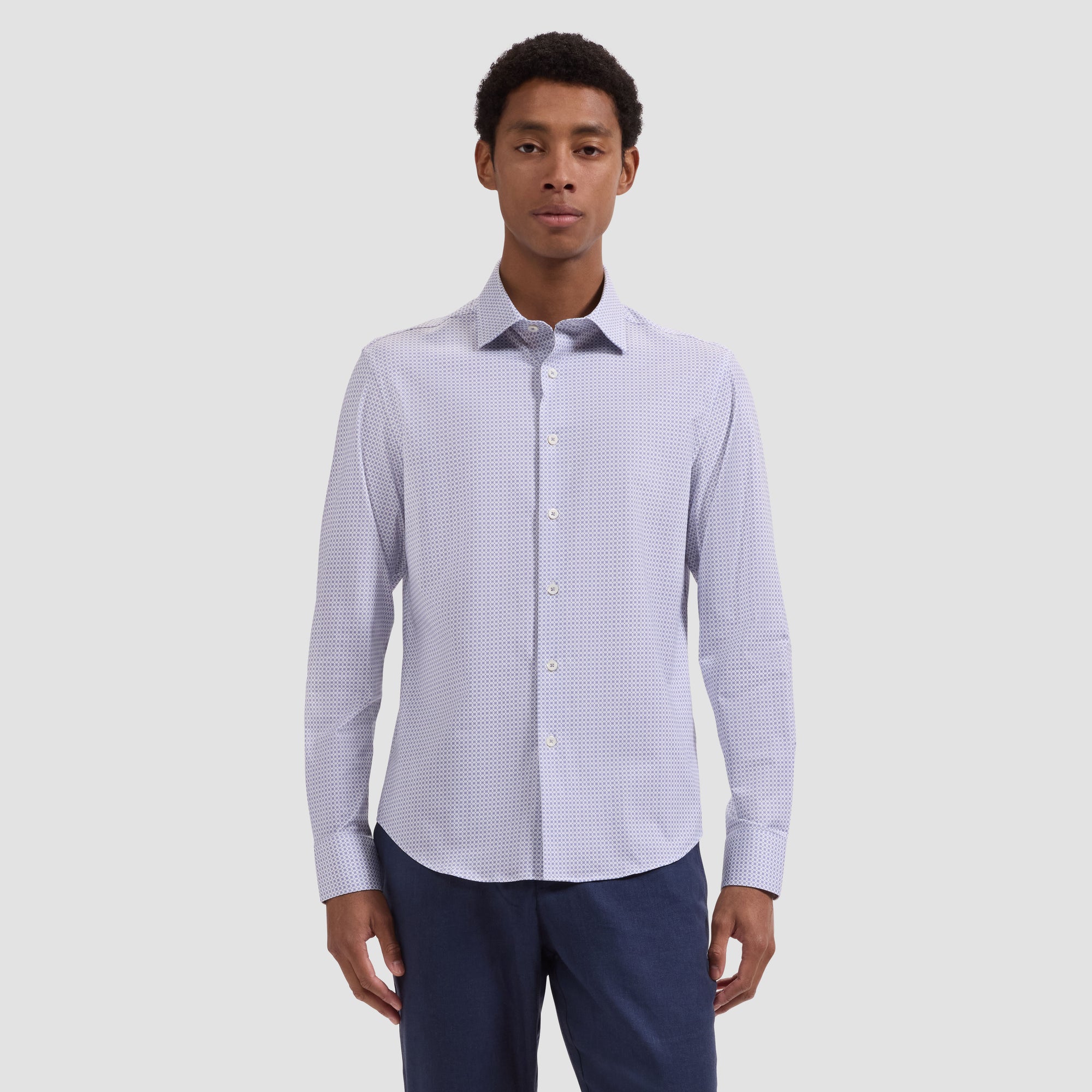 James OoohCotton Geometric Shirt