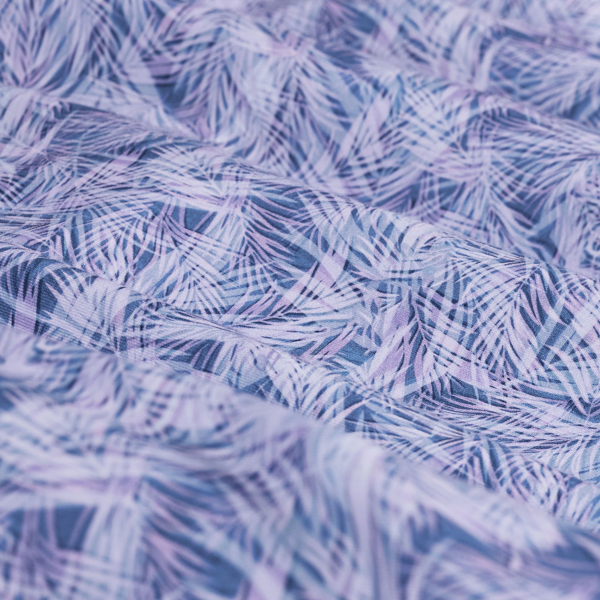 Miles OoohCotton Palm Print Short-Sleeve Shirt