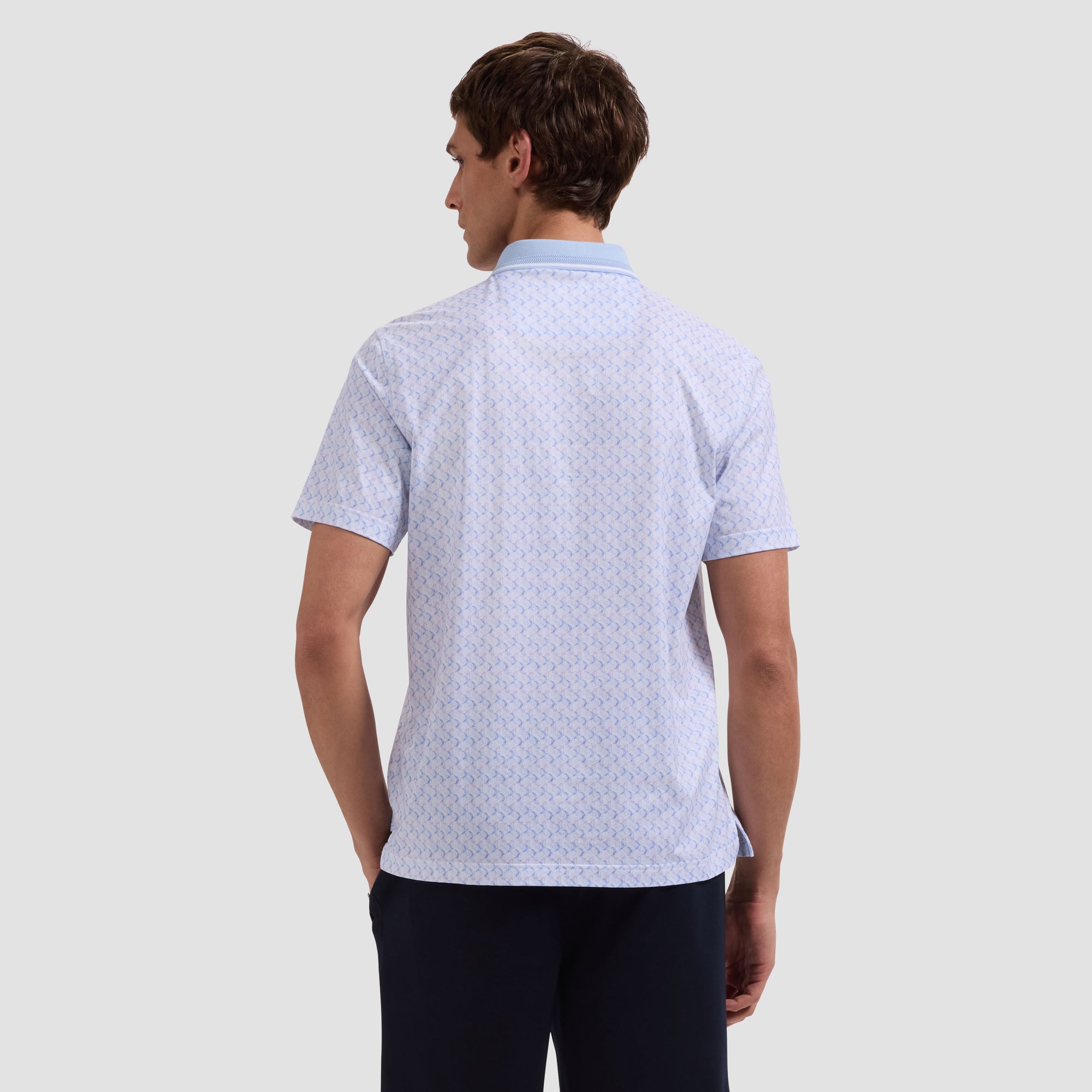 Vidal OoohCotton Geometric Polo Shirt